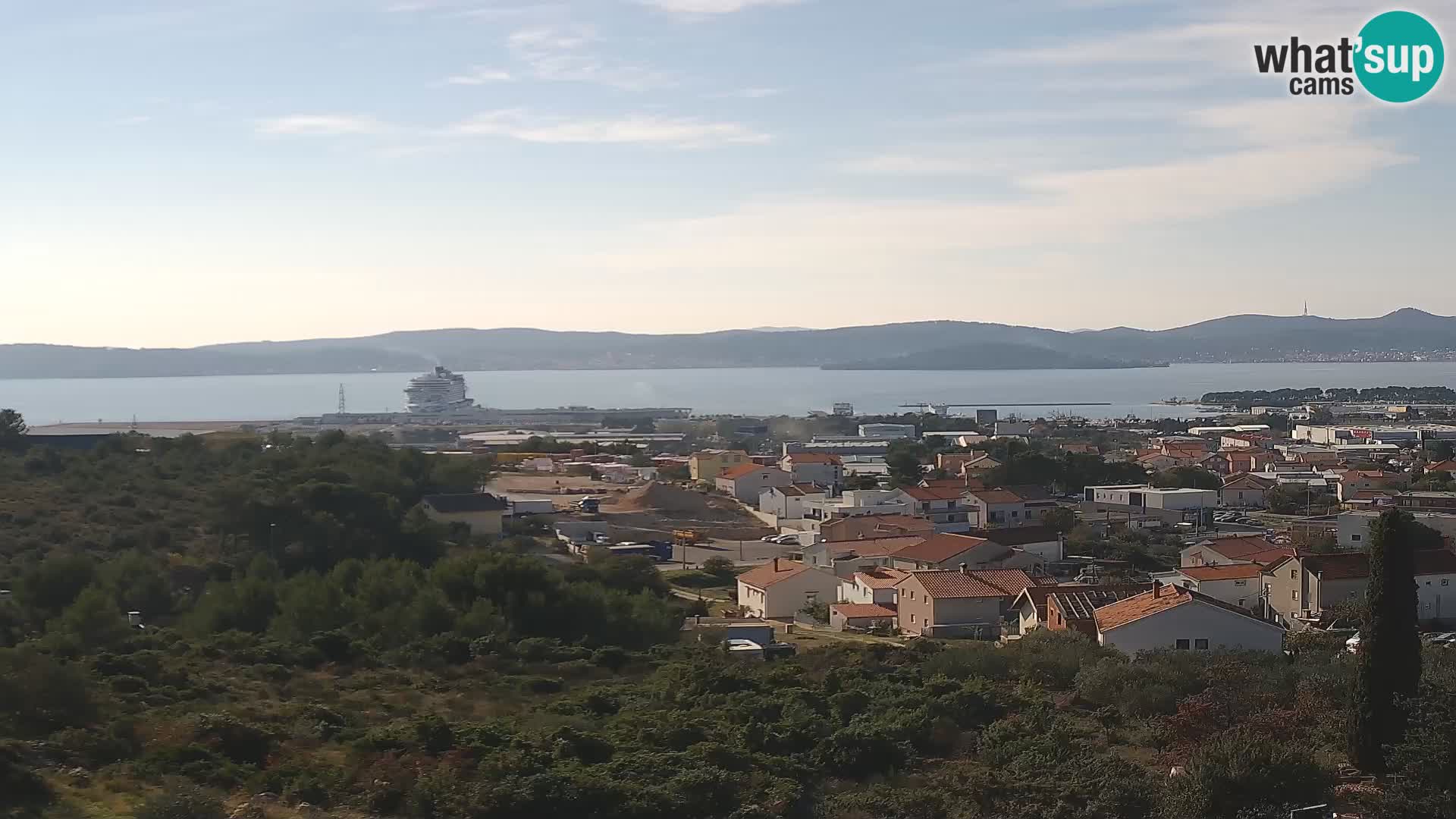 Zadar Pristanišče Gazenica s panoramsko spletno kamero, Zadar, Hrvaška