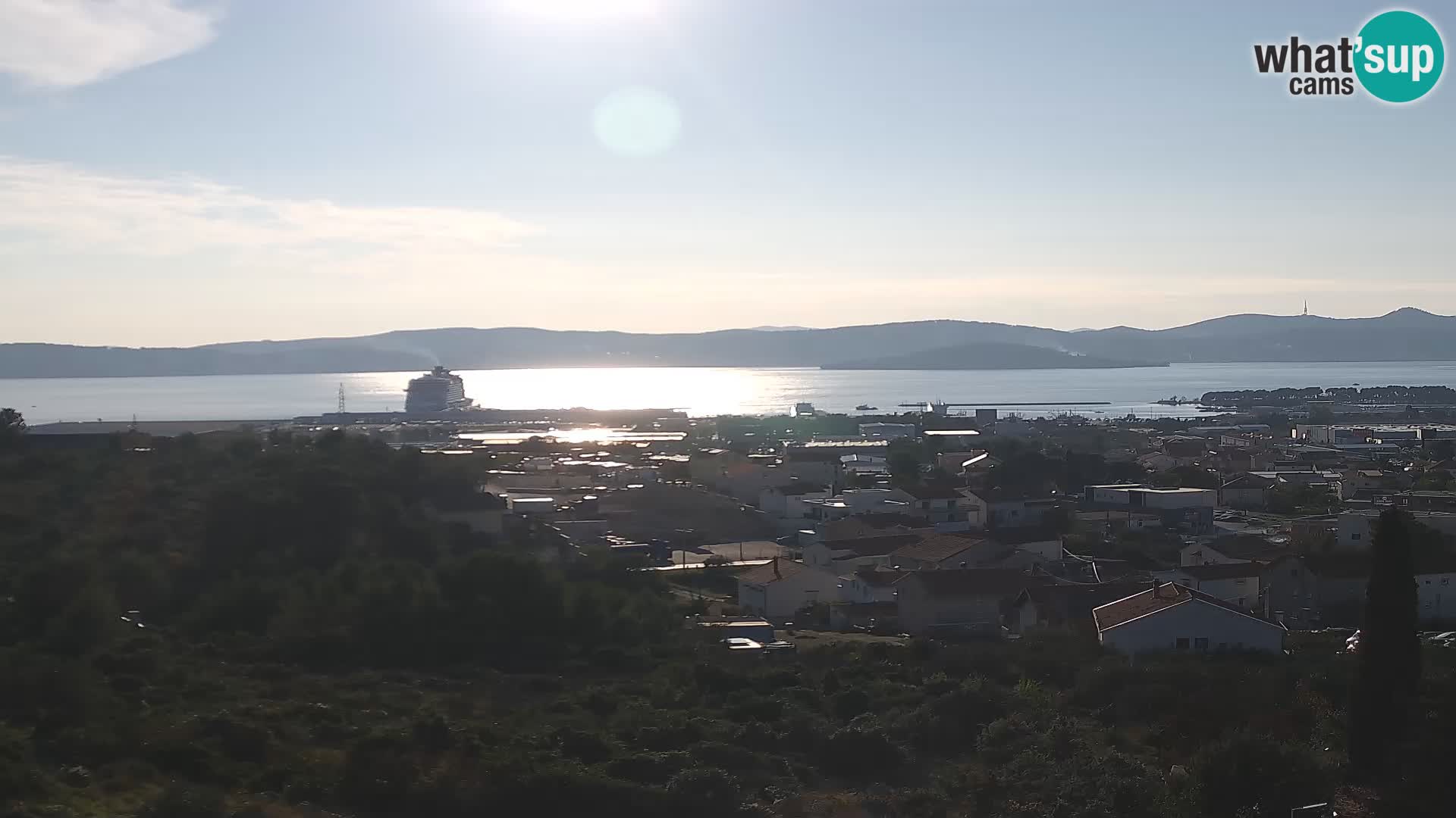Zadar Port Gazenica Webcam Panorama, Zadar, Kroatien