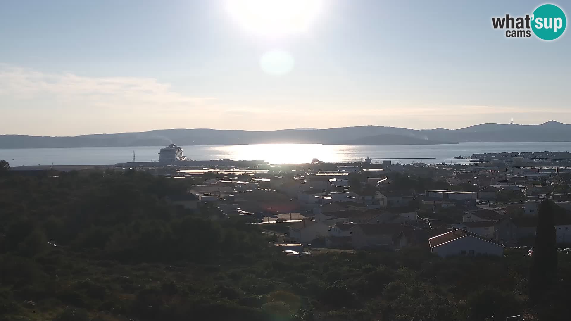 Panorama de la Webcam del Puerto Gazenica de Zadar, Zadar, Croacia