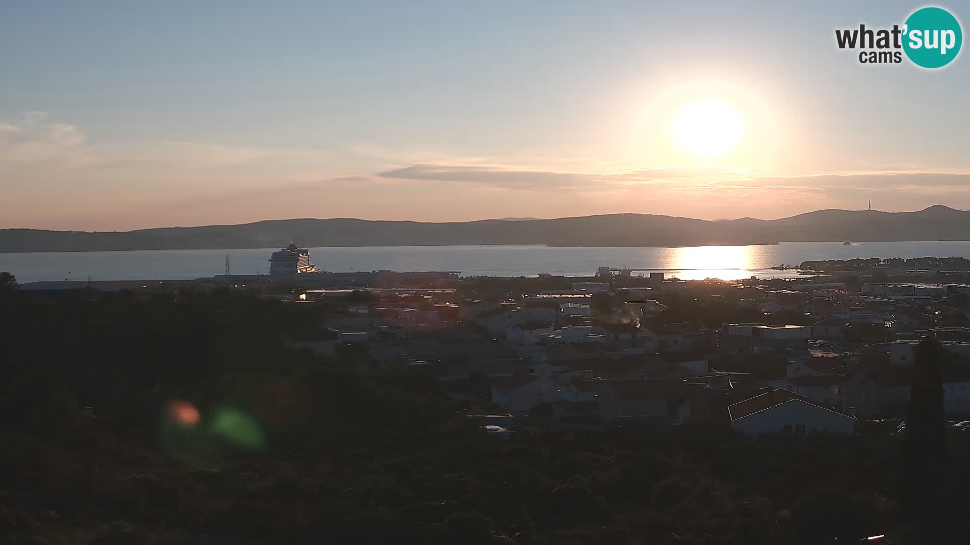 Zadar Port Gazenica Webcam Panorama, Zadar, Croatie