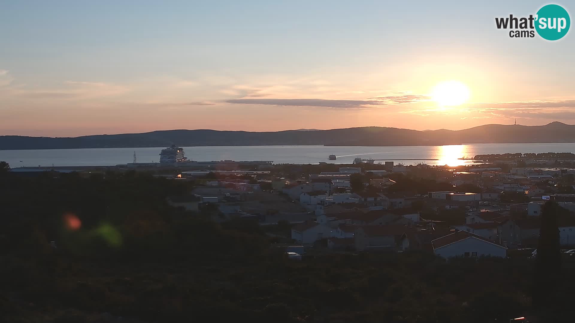 Zadar Port Gazenica Webcam Panorama, Zadar, Croatie