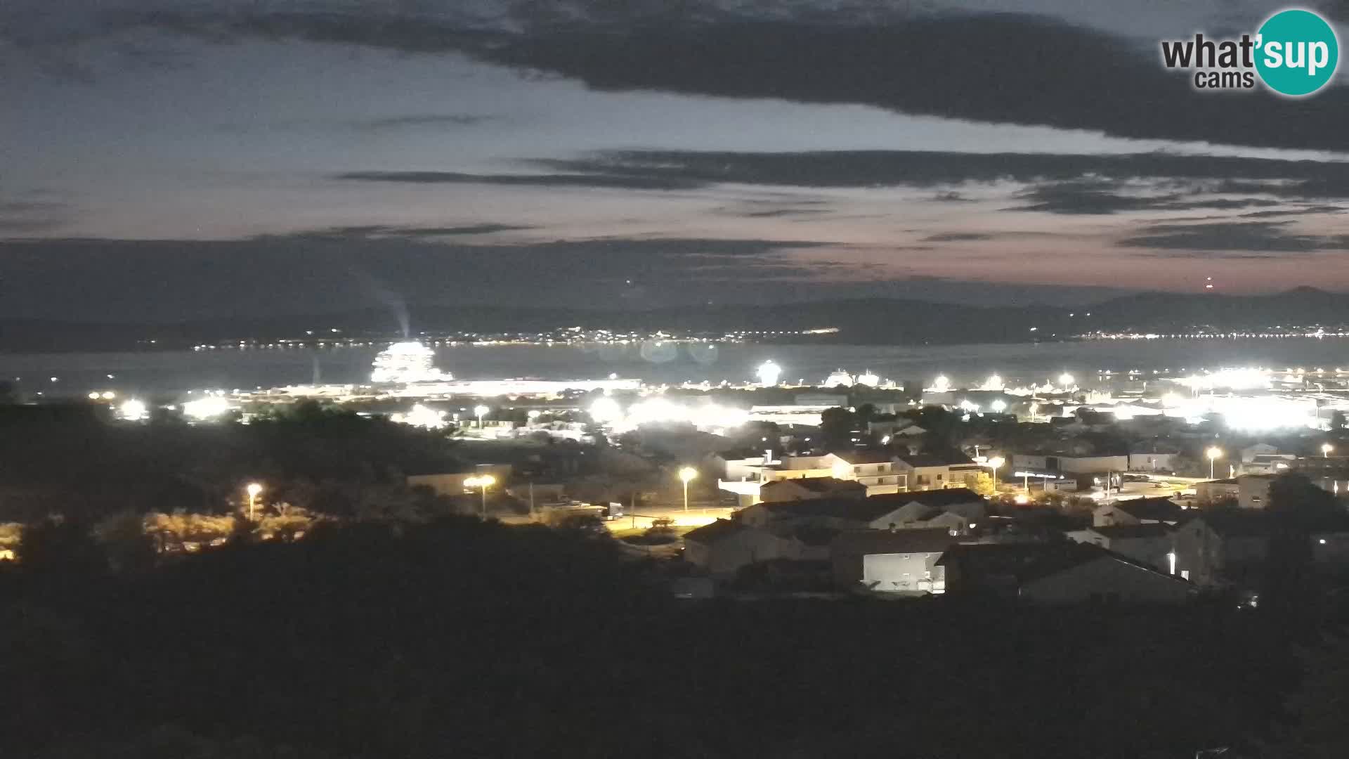 Zadar Port Gazenica Webcam Panorama, Zadar, Croatie