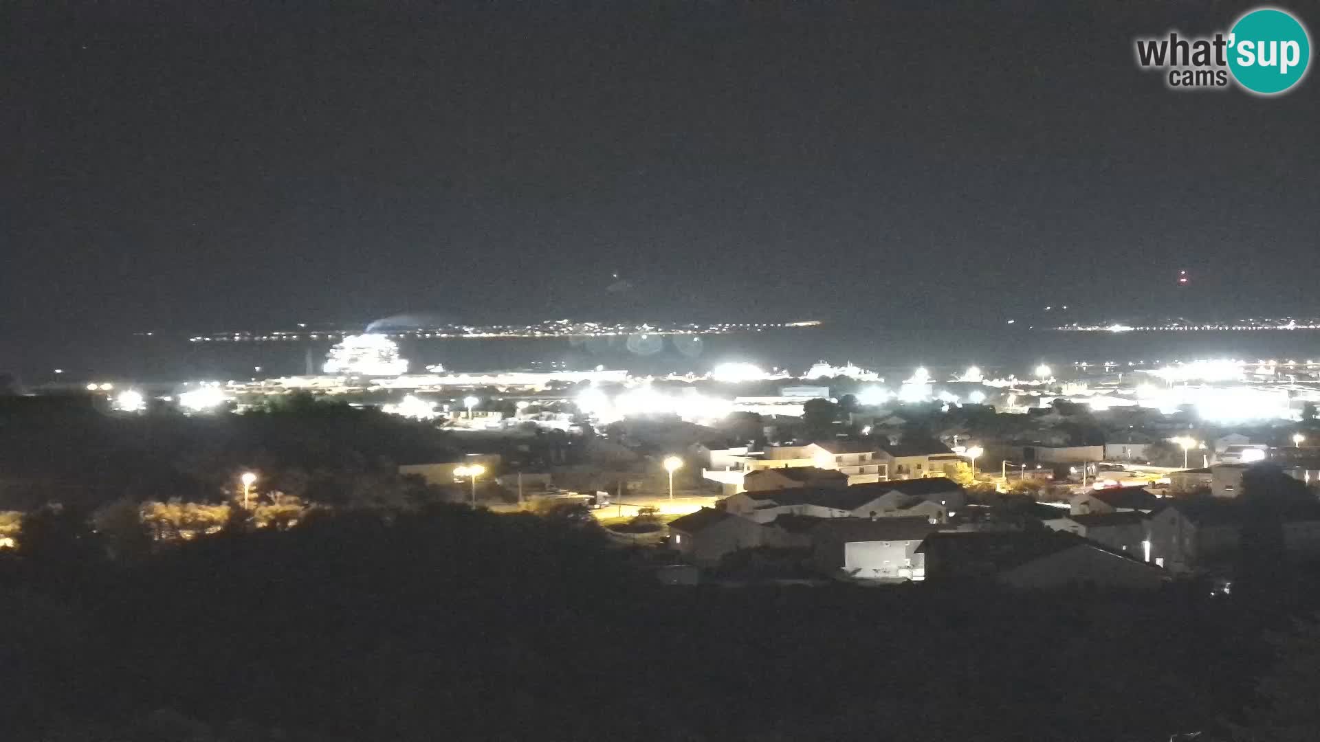 Panorama de la Webcam del Puerto Gazenica de Zadar, Zadar, Croacia