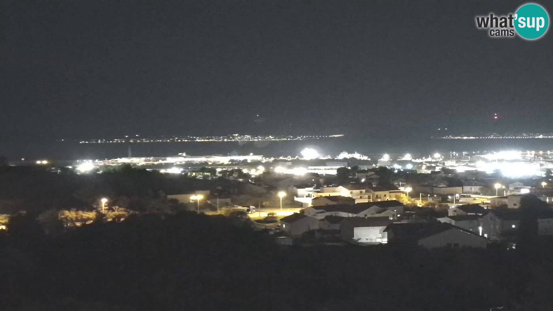 Panorama de la Webcam del Puerto Gazenica de Zadar, Zadar, Croacia