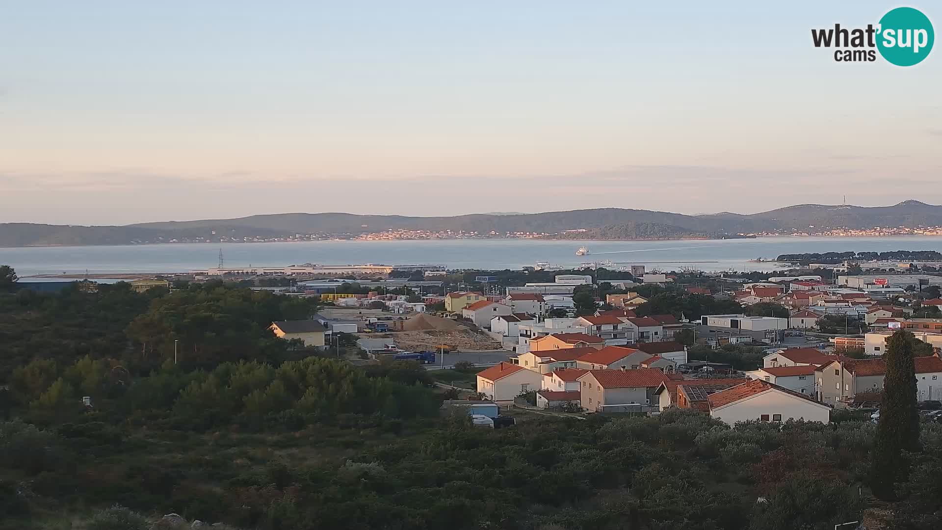 Panoramska web kamera Luke Gaženica u Zadru, Hrvatska