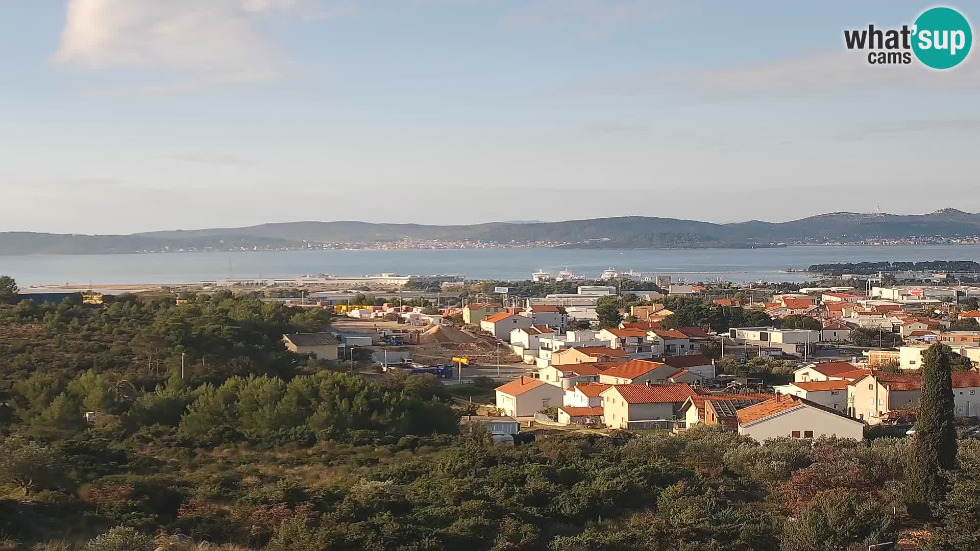 Panoramska web kamera Luke Gaženica u Zadru, Hrvatska