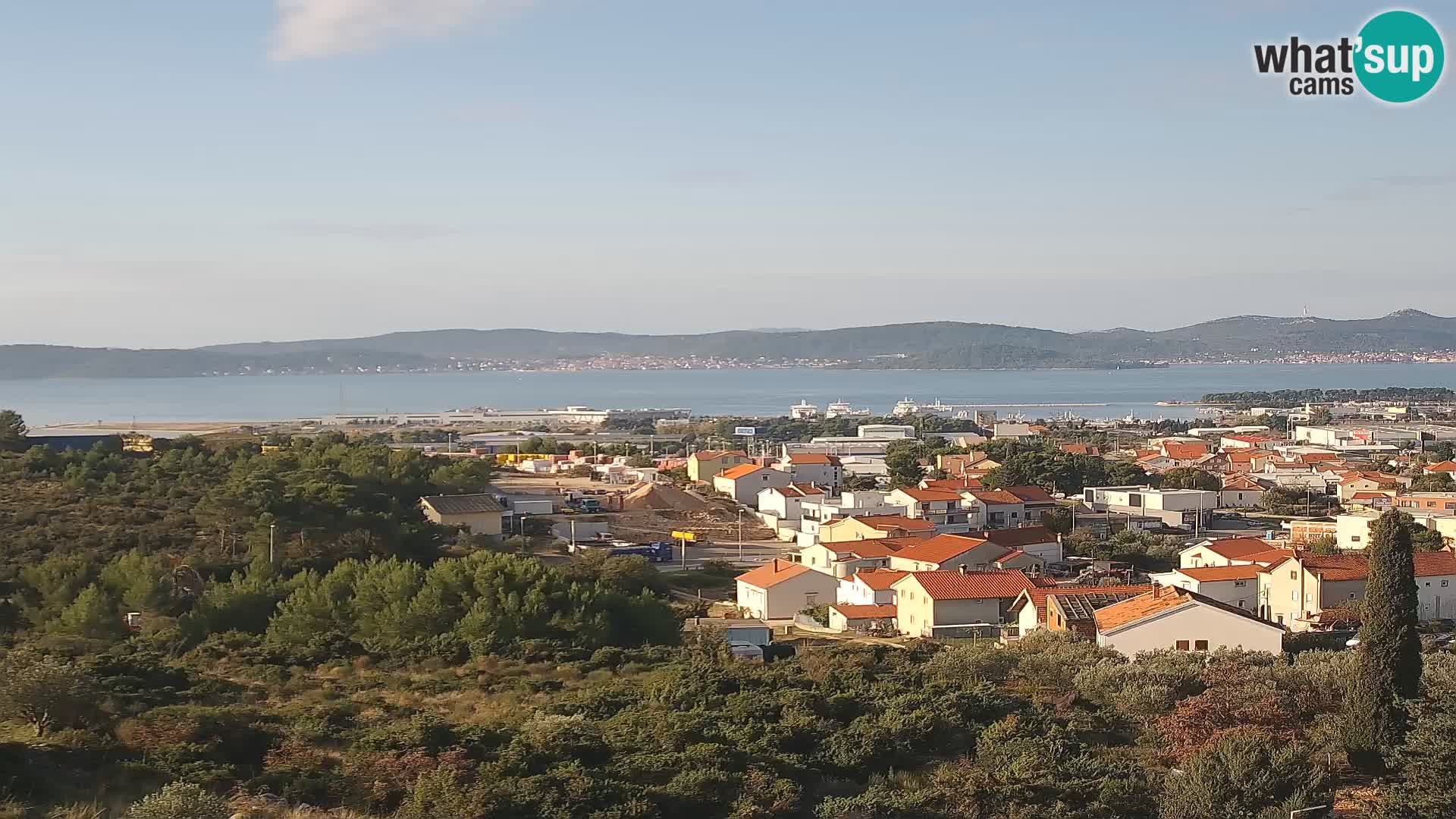 Zadar Port Gazenica Webcam Panorama, Zadar, Kroatien