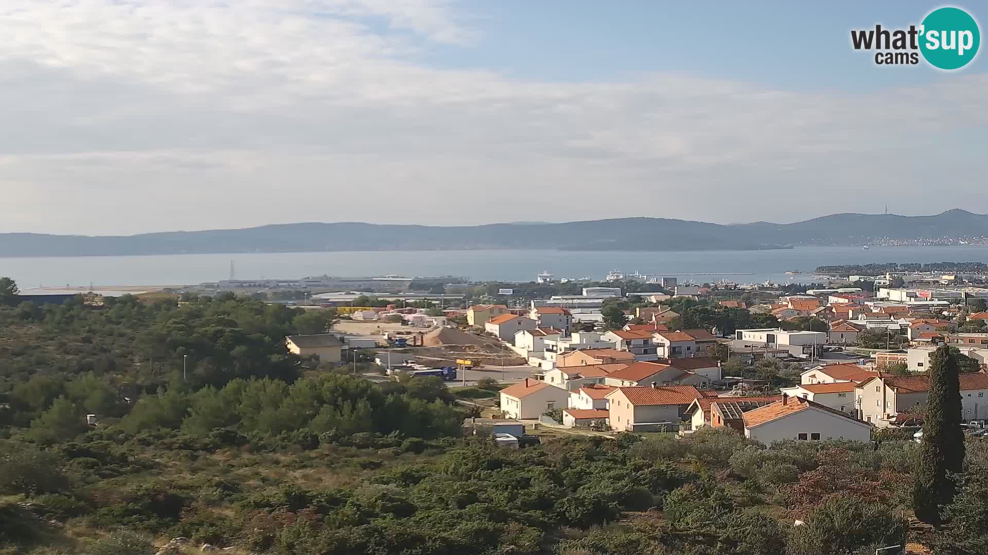 Zadar Pristanišče Gazenica s panoramsko spletno kamero, Zadar, Hrvaška