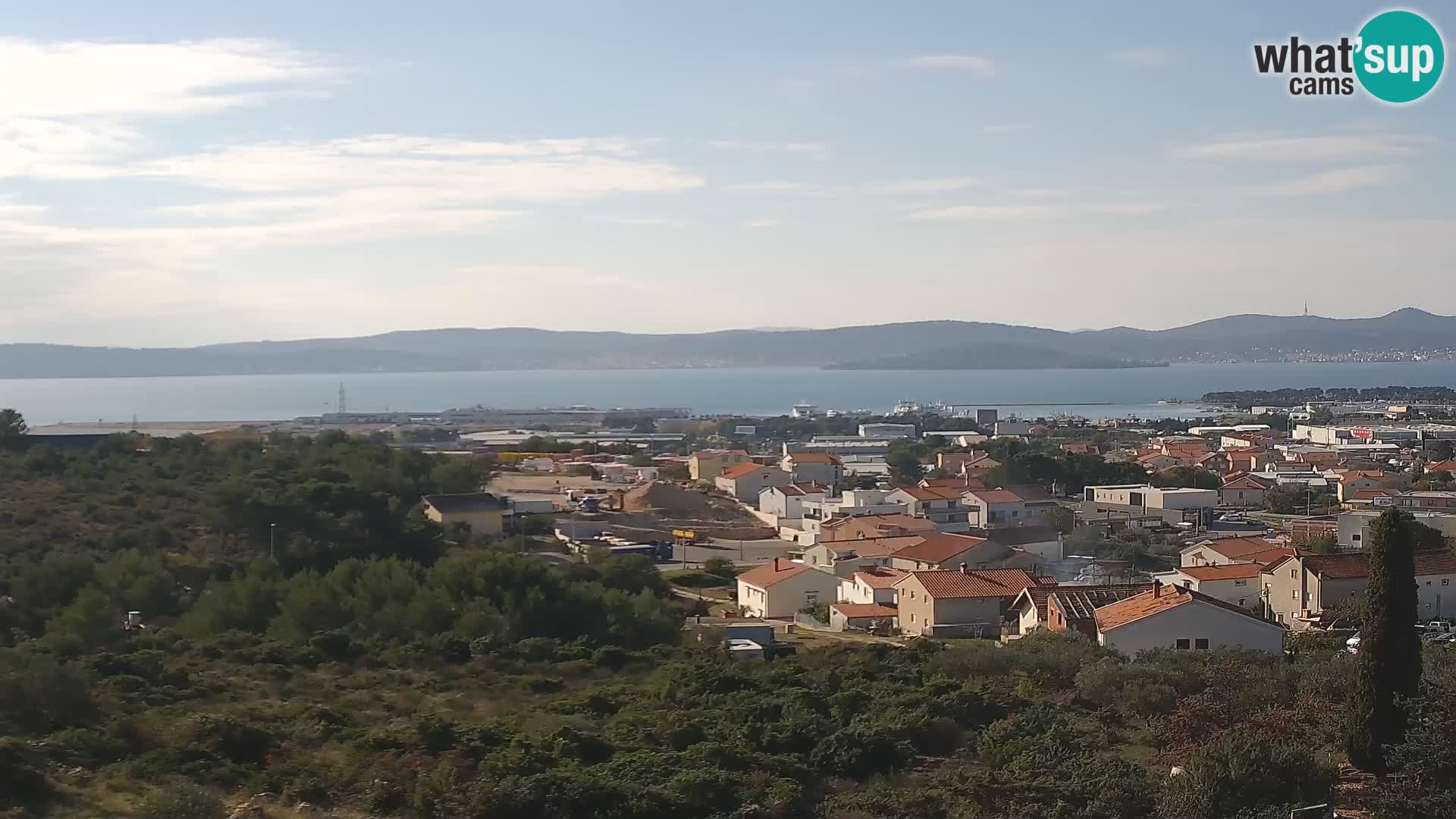 Panoramska web kamera Luke Gaženica u Zadru, Hrvatska