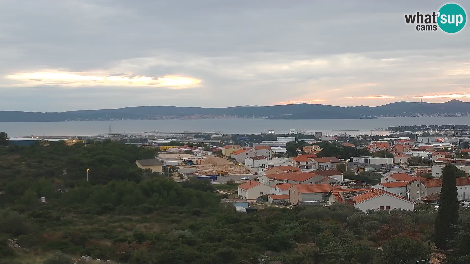 Zadar Pristanišče Gazenica s panoramsko spletno kamero, Zadar, Hrvaška