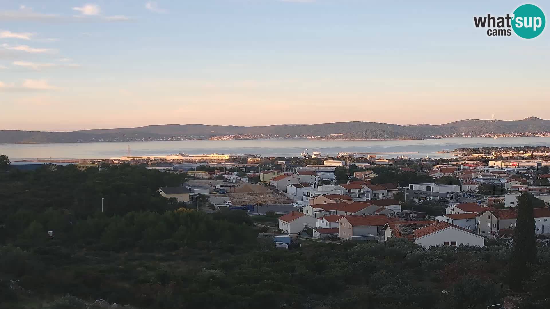 Panorama de la Webcam del Puerto Gazenica de Zadar, Zadar, Croacia