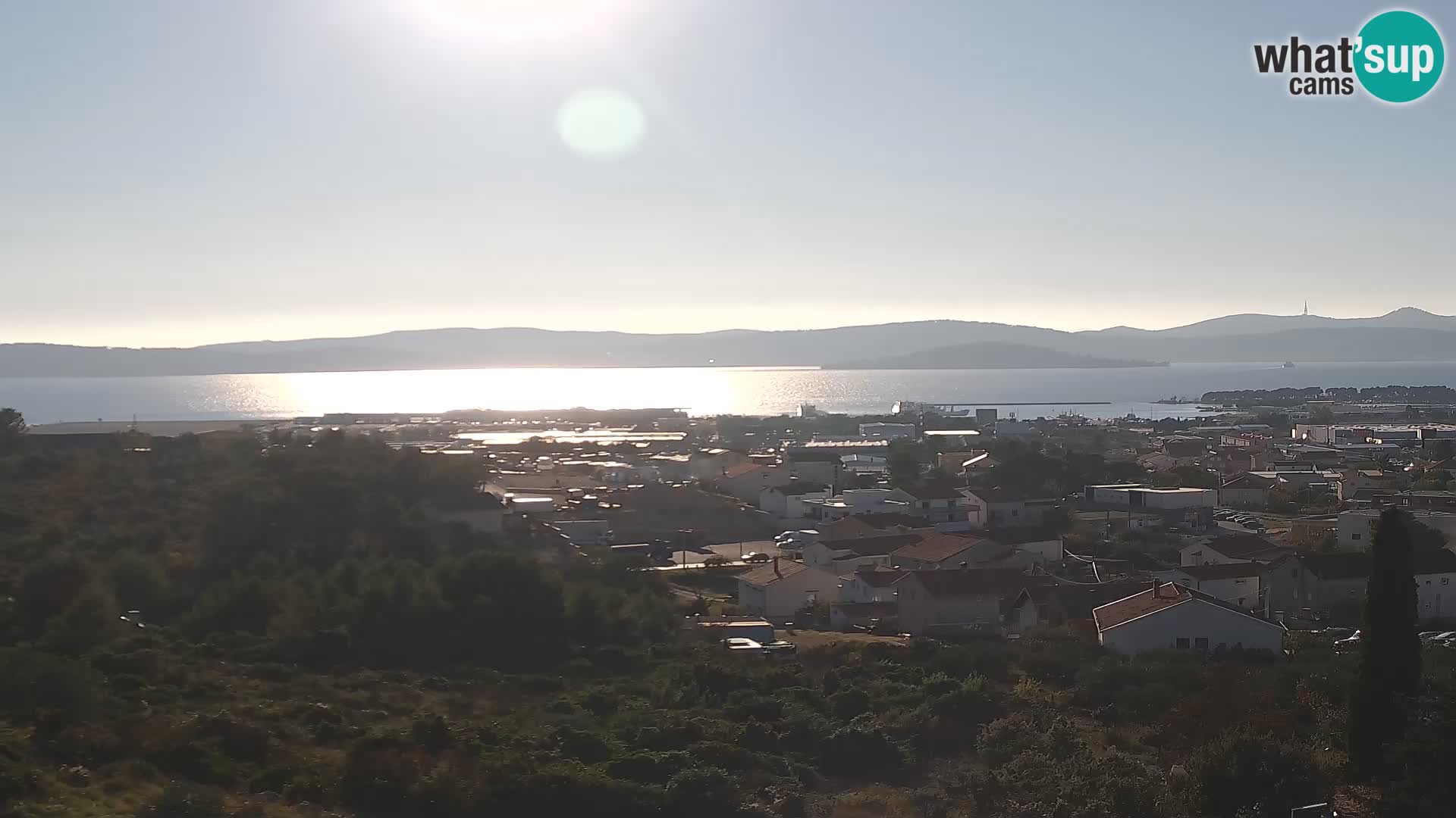 Panorama de la Webcam del Puerto Gazenica de Zadar, Zadar, Croacia