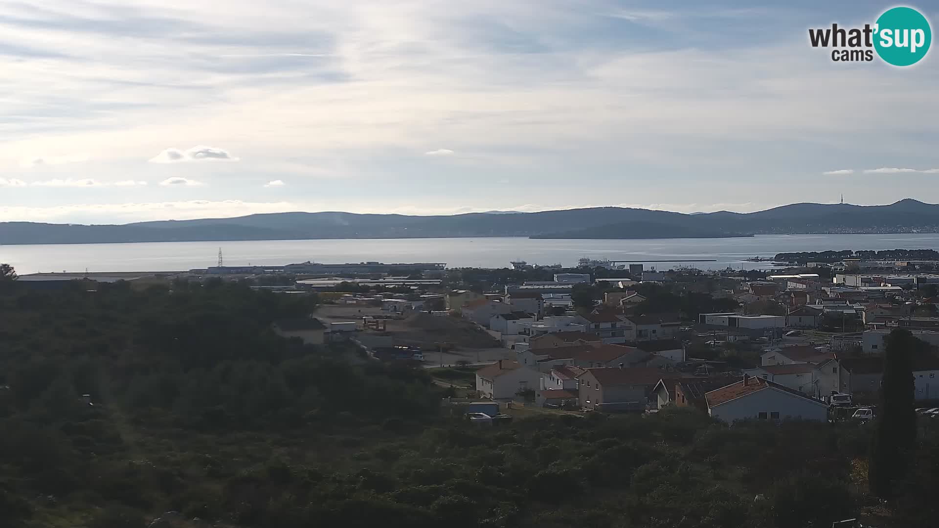 Panoramska web kamera Luke Gaženica u Zadru, Hrvatska