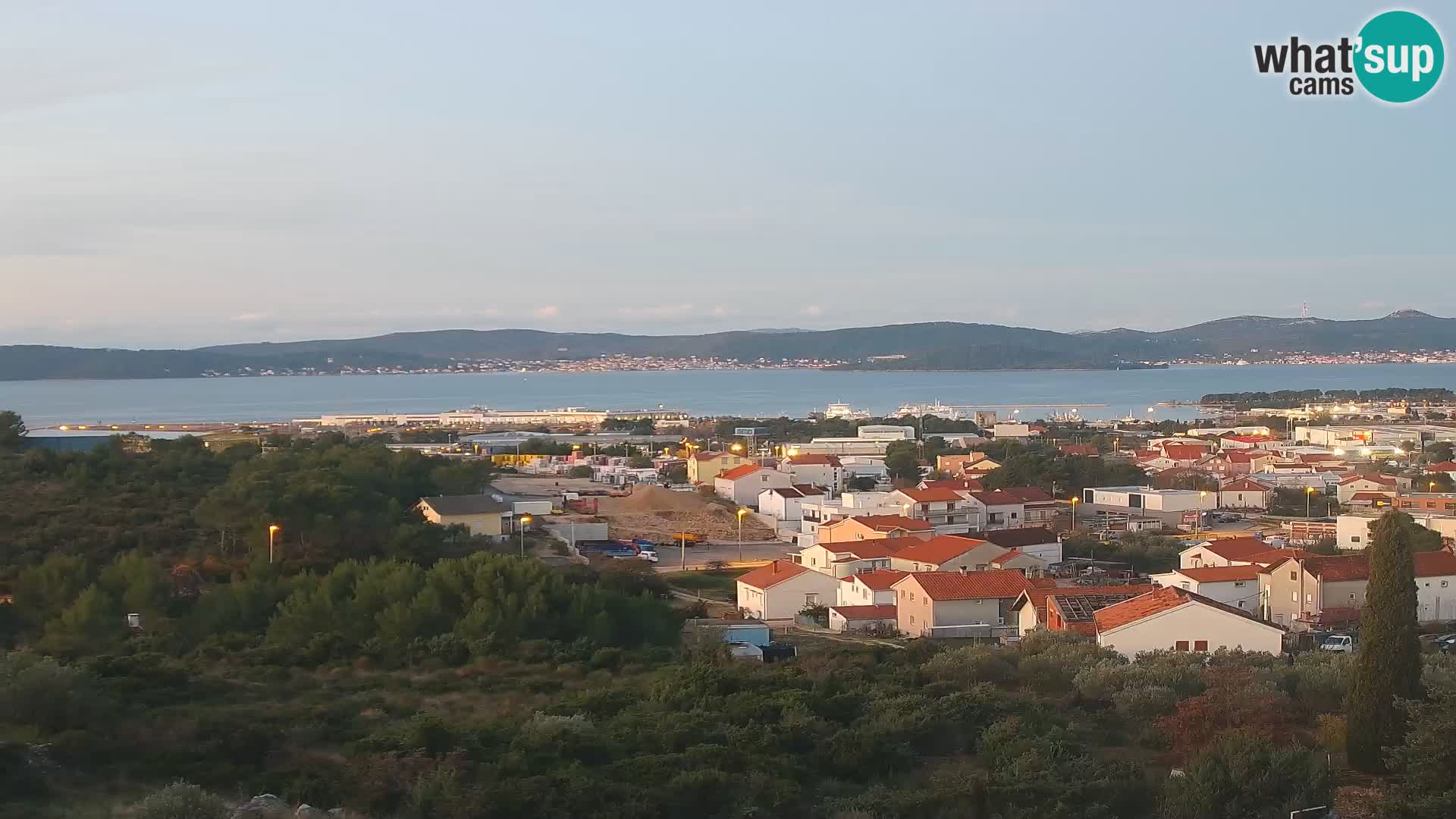 Panorama de la Webcam del Puerto Gazenica de Zadar, Zadar, Croacia