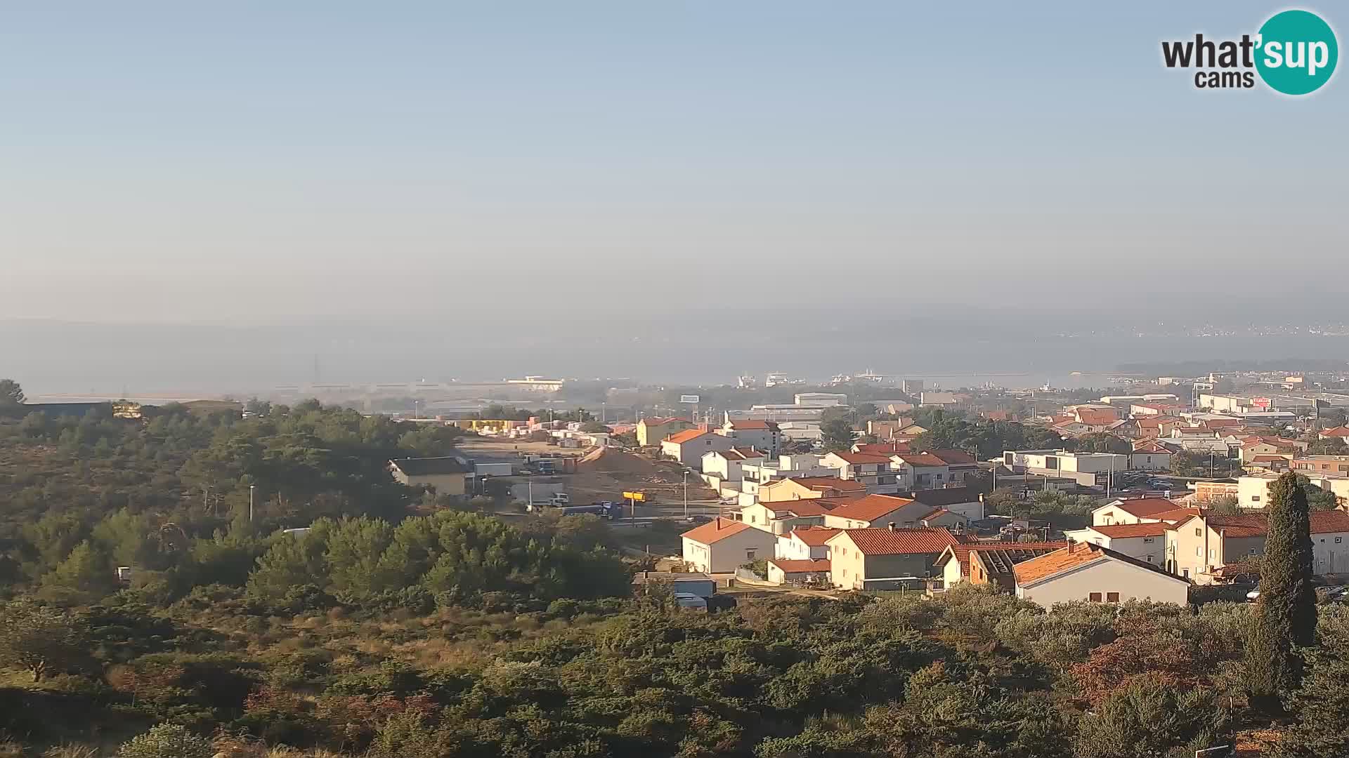 Zadar Port Gazenica Webcam Panorama, Zadar, Kroatien