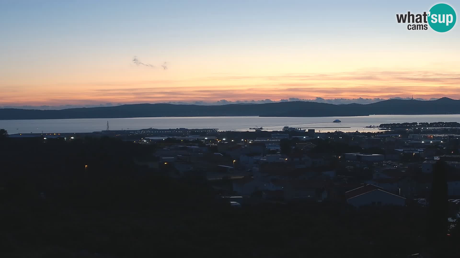 Panoramska web kamera Luke Gaženica u Zadru, Hrvatska