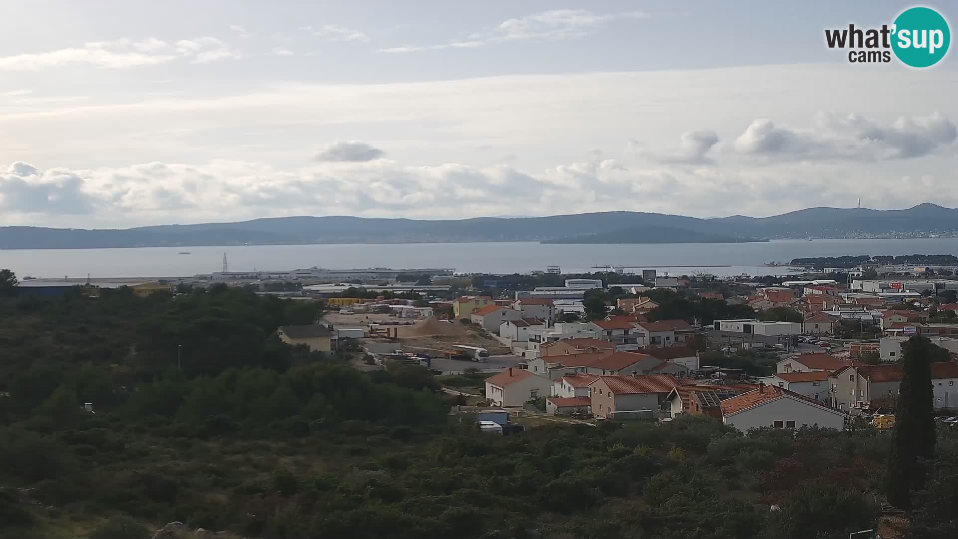 Zadar Pristanišče Gazenica s panoramsko spletno kamero, Zadar, Hrvaška