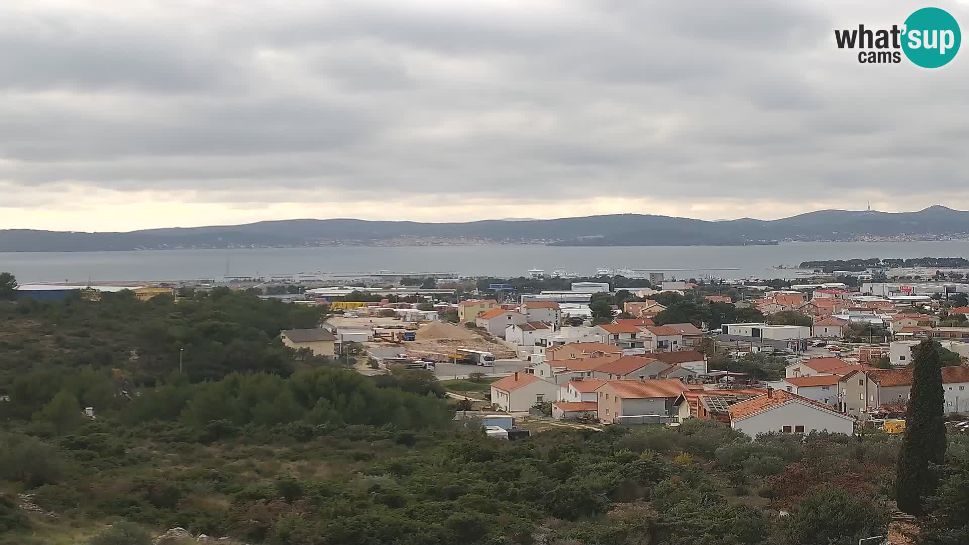 Panoramska web kamera Luke Gaženica u Zadru, Hrvatska