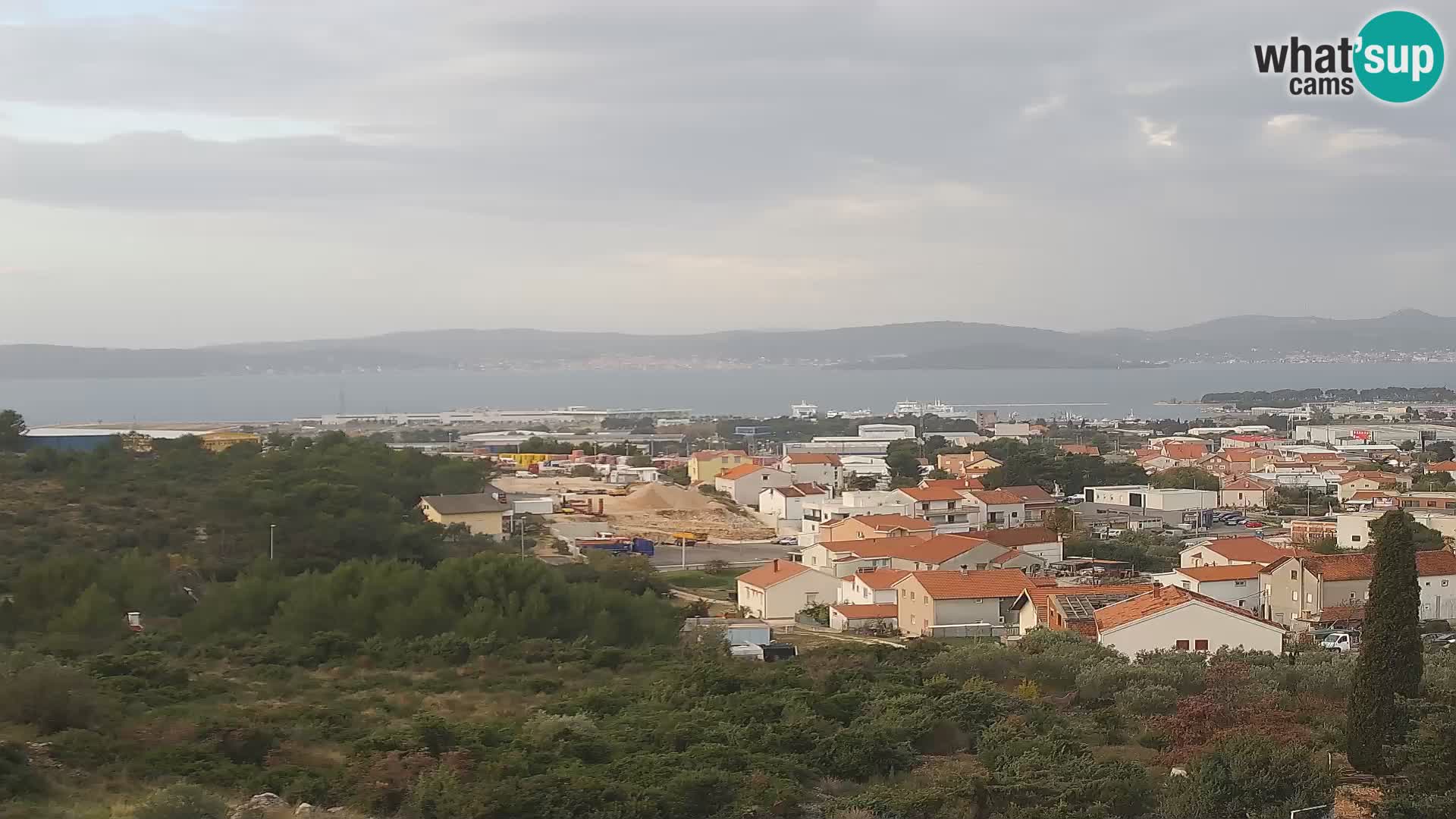 Zadar Port Gazenica Webcam Panorama, Zadar, Kroatien