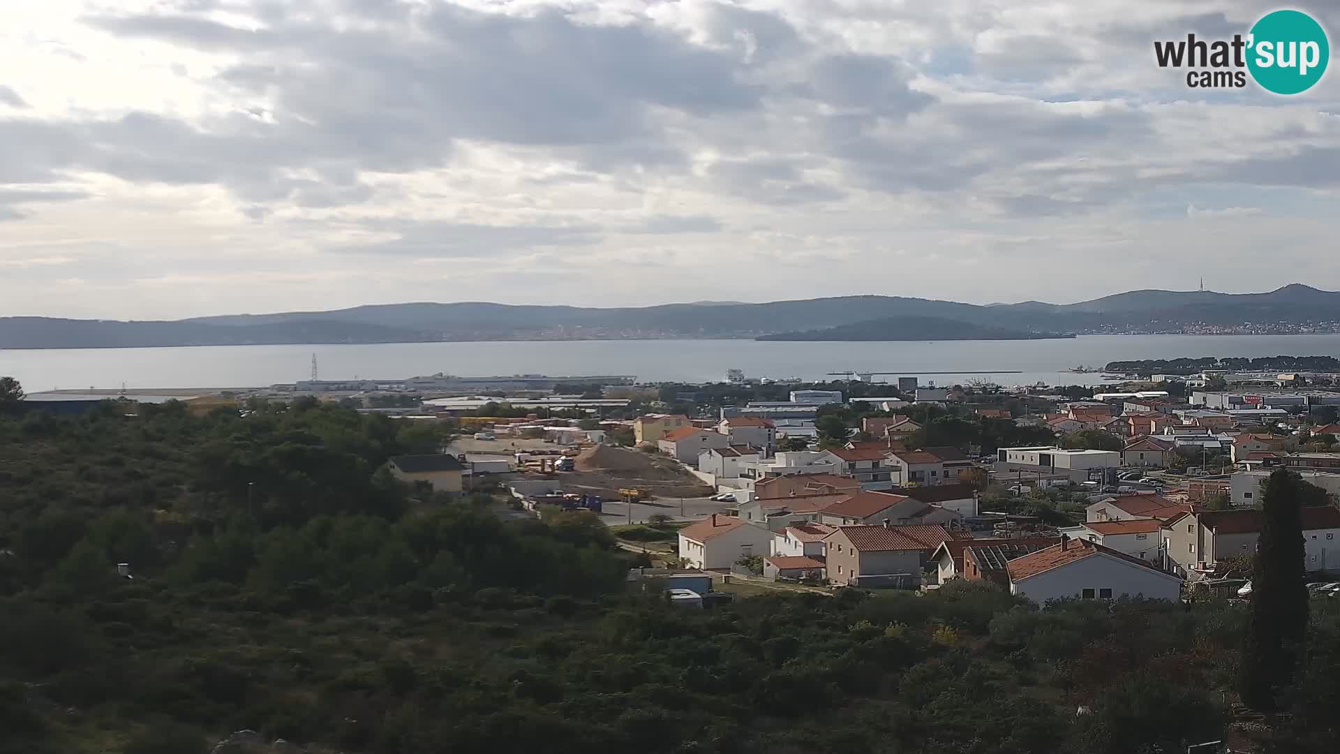 Panorama de la Webcam del Puerto Gazenica de Zadar, Zadar, Croacia