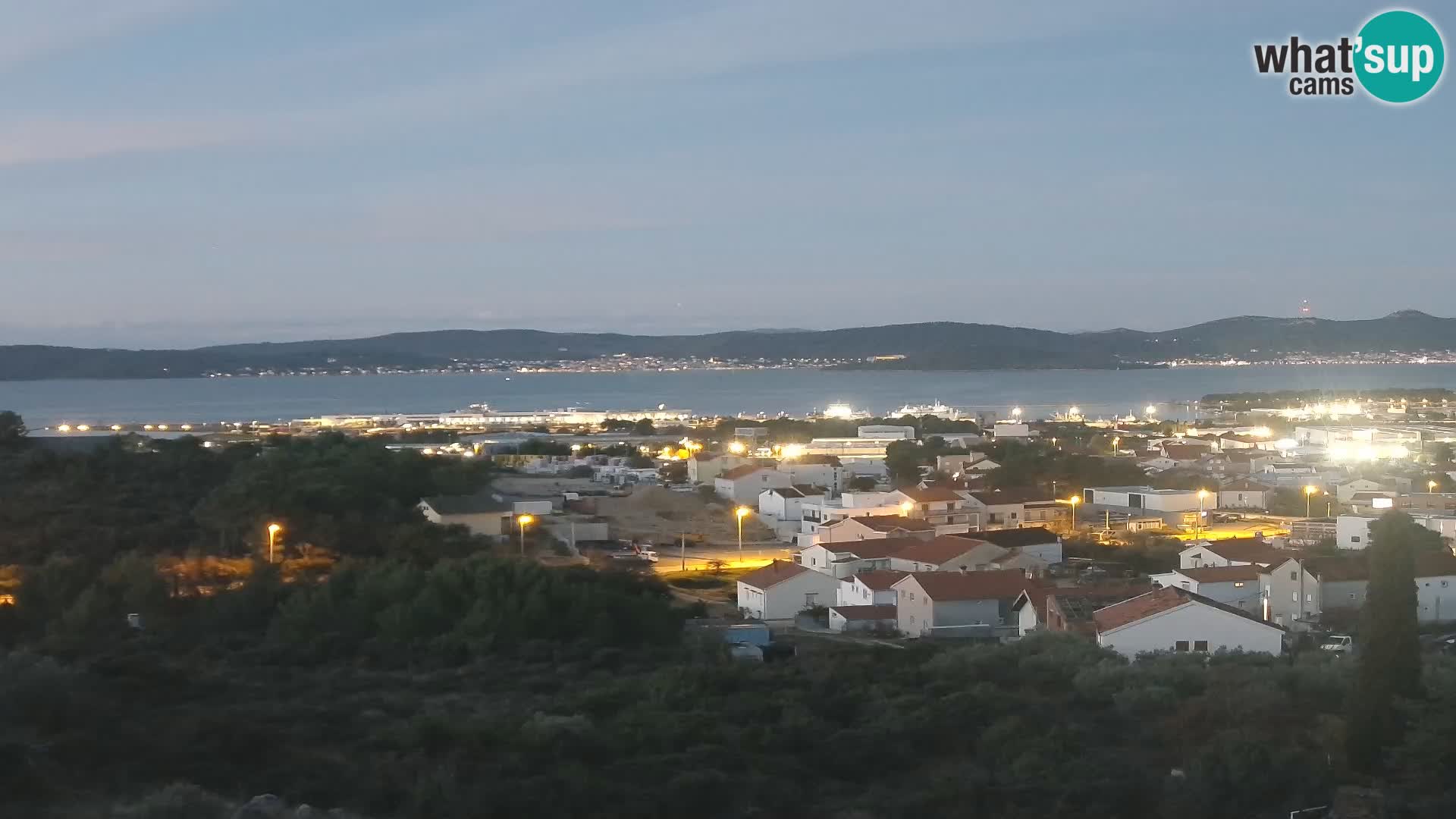 Zadar Port Gazenica Webcam Panorama, Zadar, Kroatien