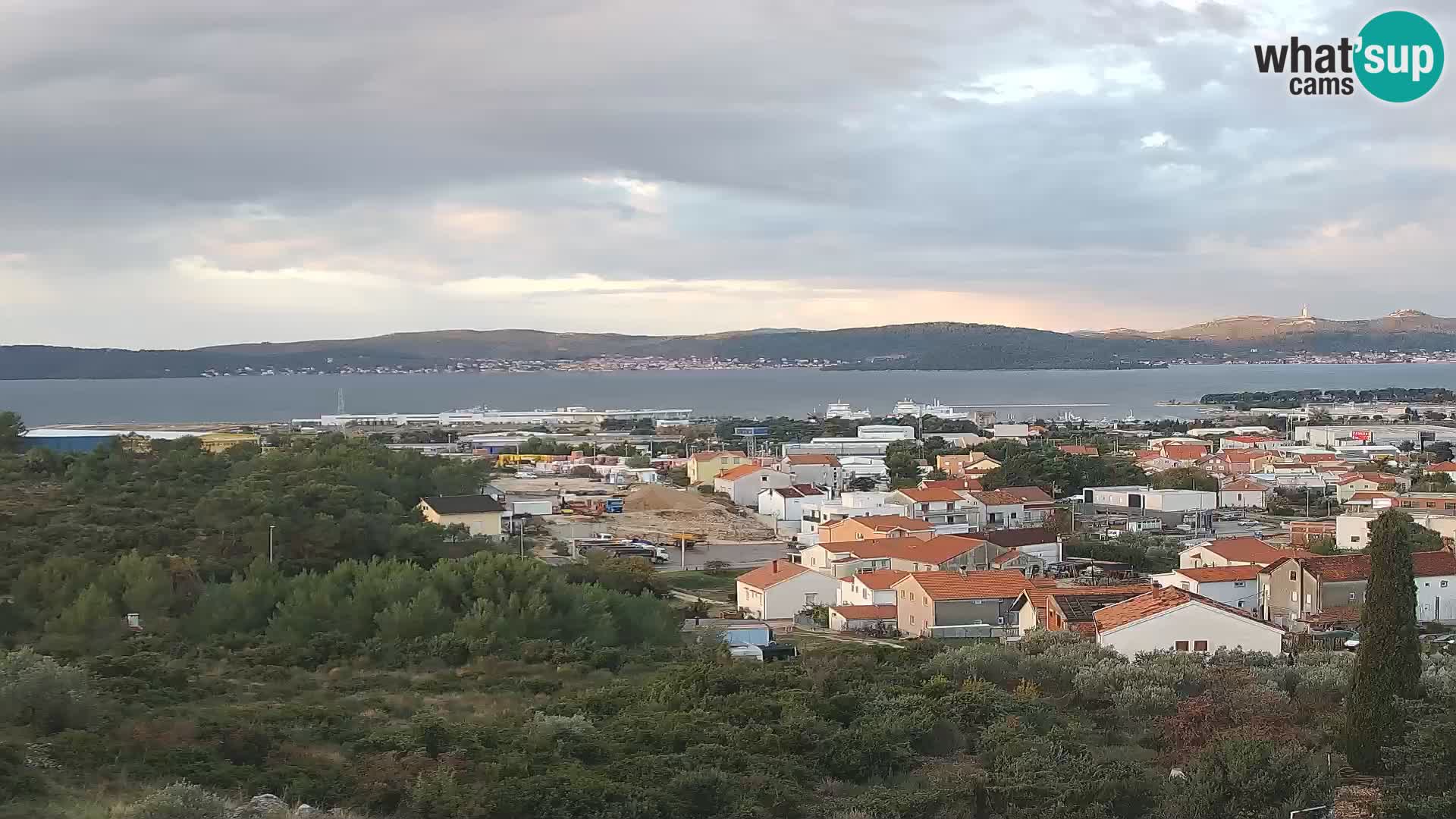 Panoramska web kamera Luke Gaženica u Zadru, Hrvatska