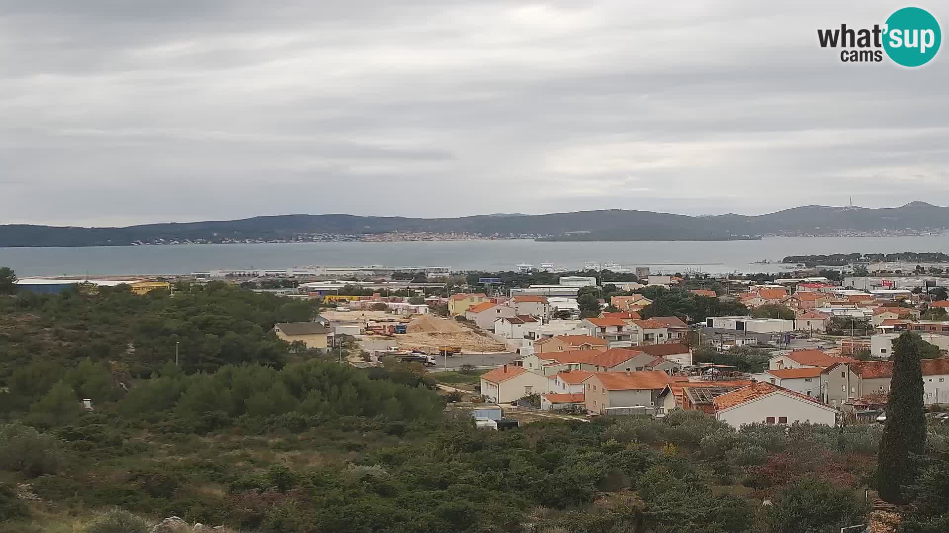 Panorama de la Webcam del Puerto Gazenica de Zadar, Zadar, Croacia