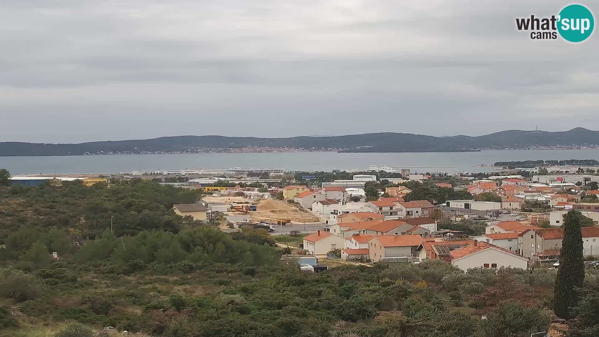 Panorama de la Webcam del Puerto Gazenica de Zadar, Zadar, Croacia