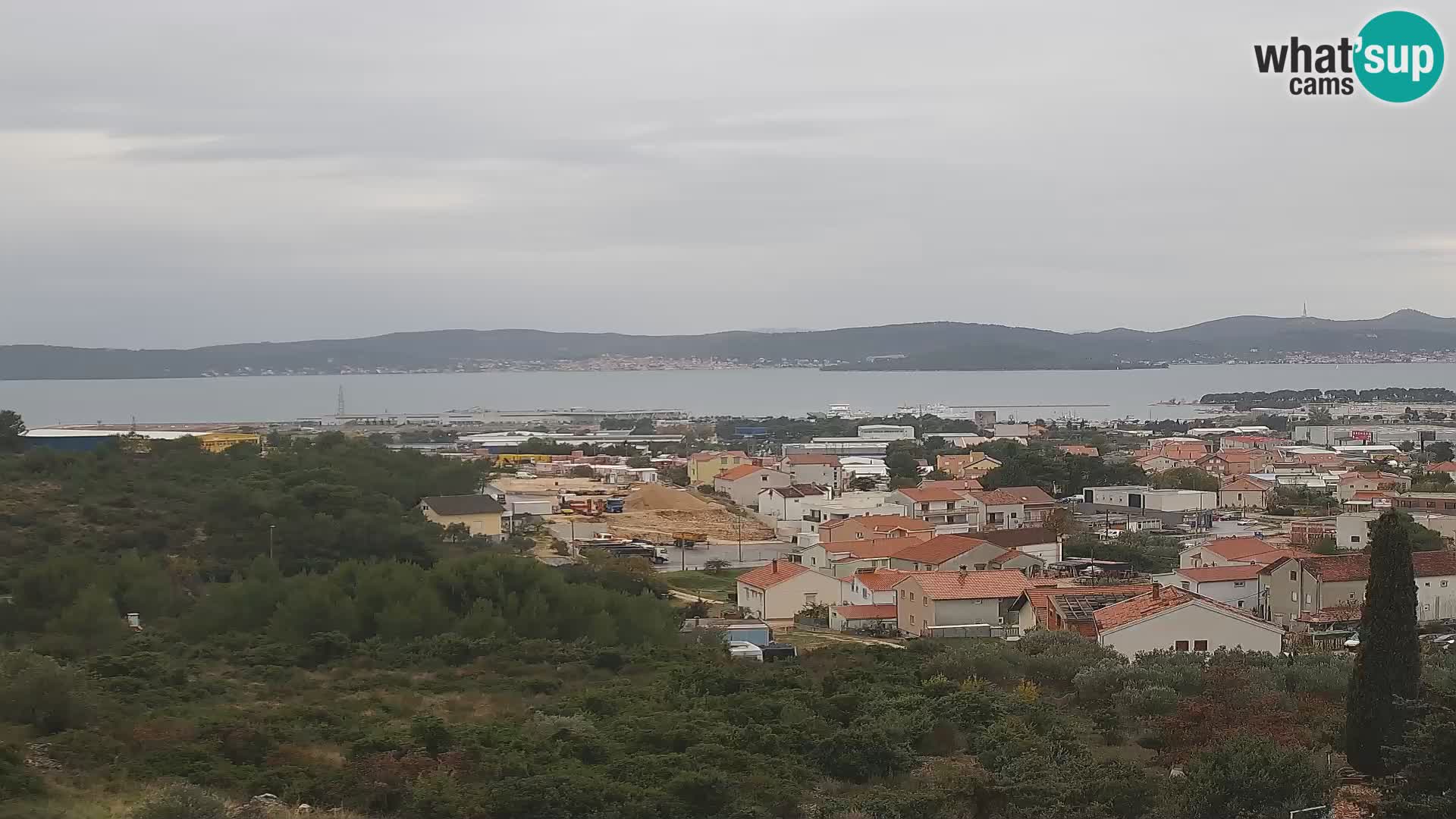 Panorama de la Webcam del Puerto Gazenica de Zadar, Zadar, Croacia
