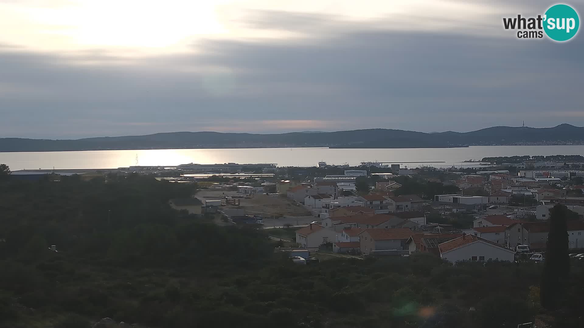 Zadar Pristanišče Gazenica s panoramsko spletno kamero, Zadar, Hrvaška
