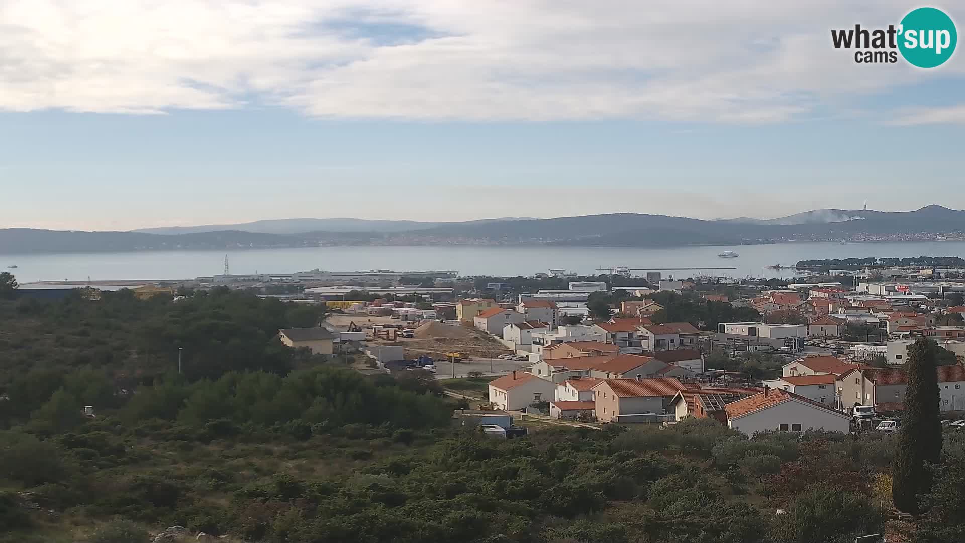Zadar Pristanišče Gazenica s panoramsko spletno kamero, Zadar, Hrvaška
