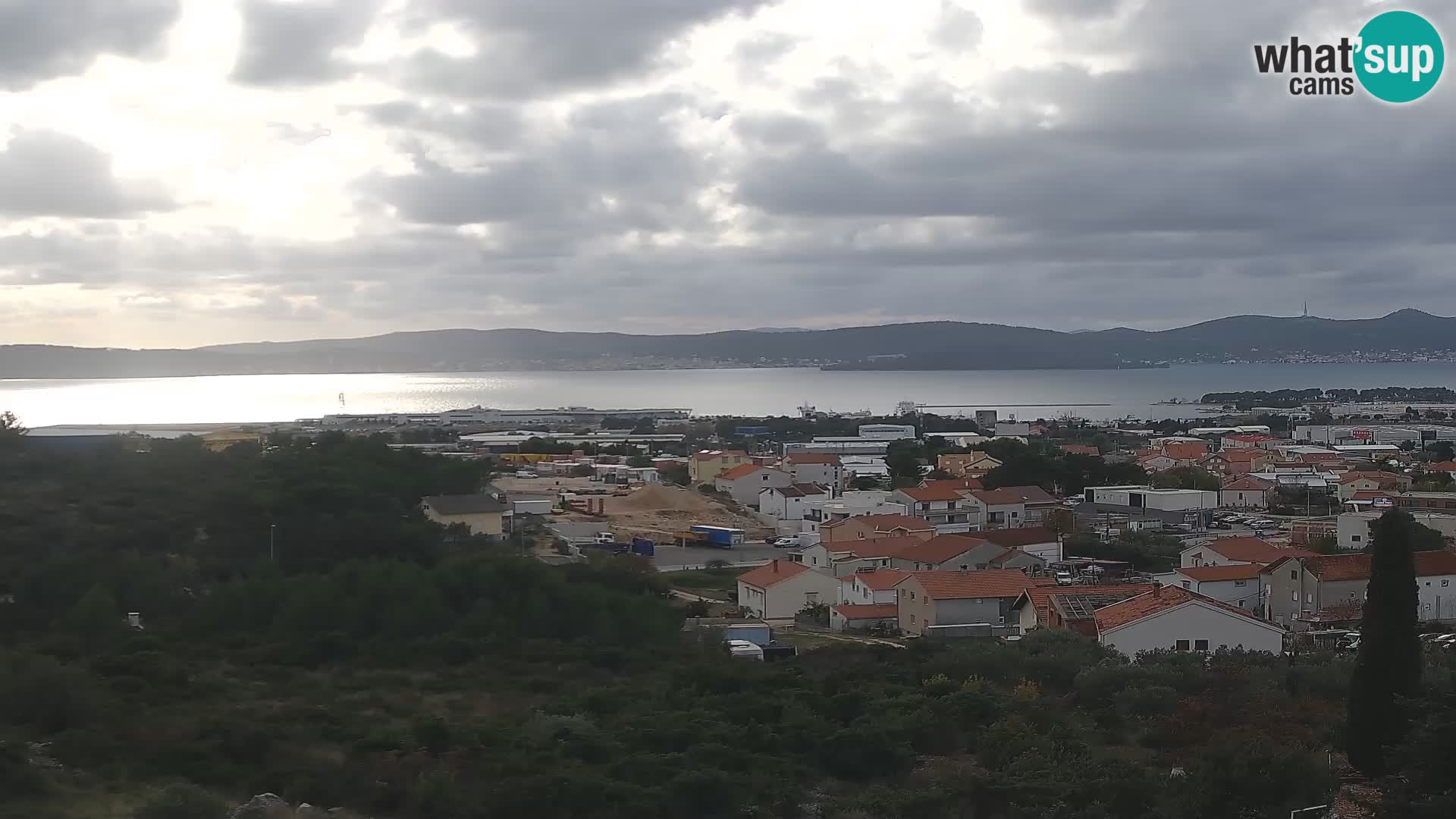 Panoramska web kamera Luke Gaženica u Zadru, Hrvatska