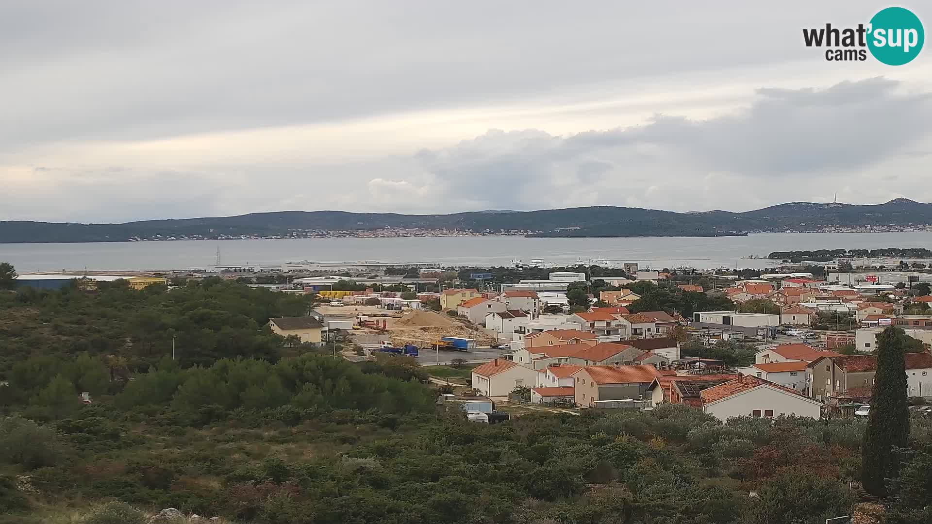 Zadar Port Gazenica Webcam Panorama, Zadar, Kroatien
