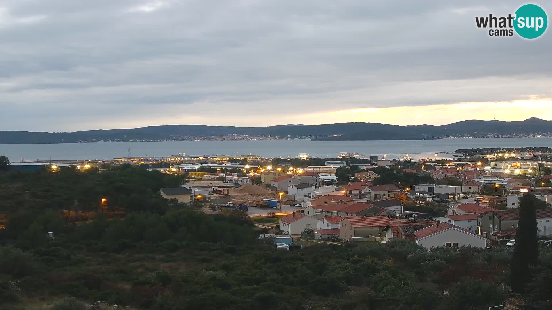Zadar Port Gazenica Webcam Panorama, Zadar, Croatia