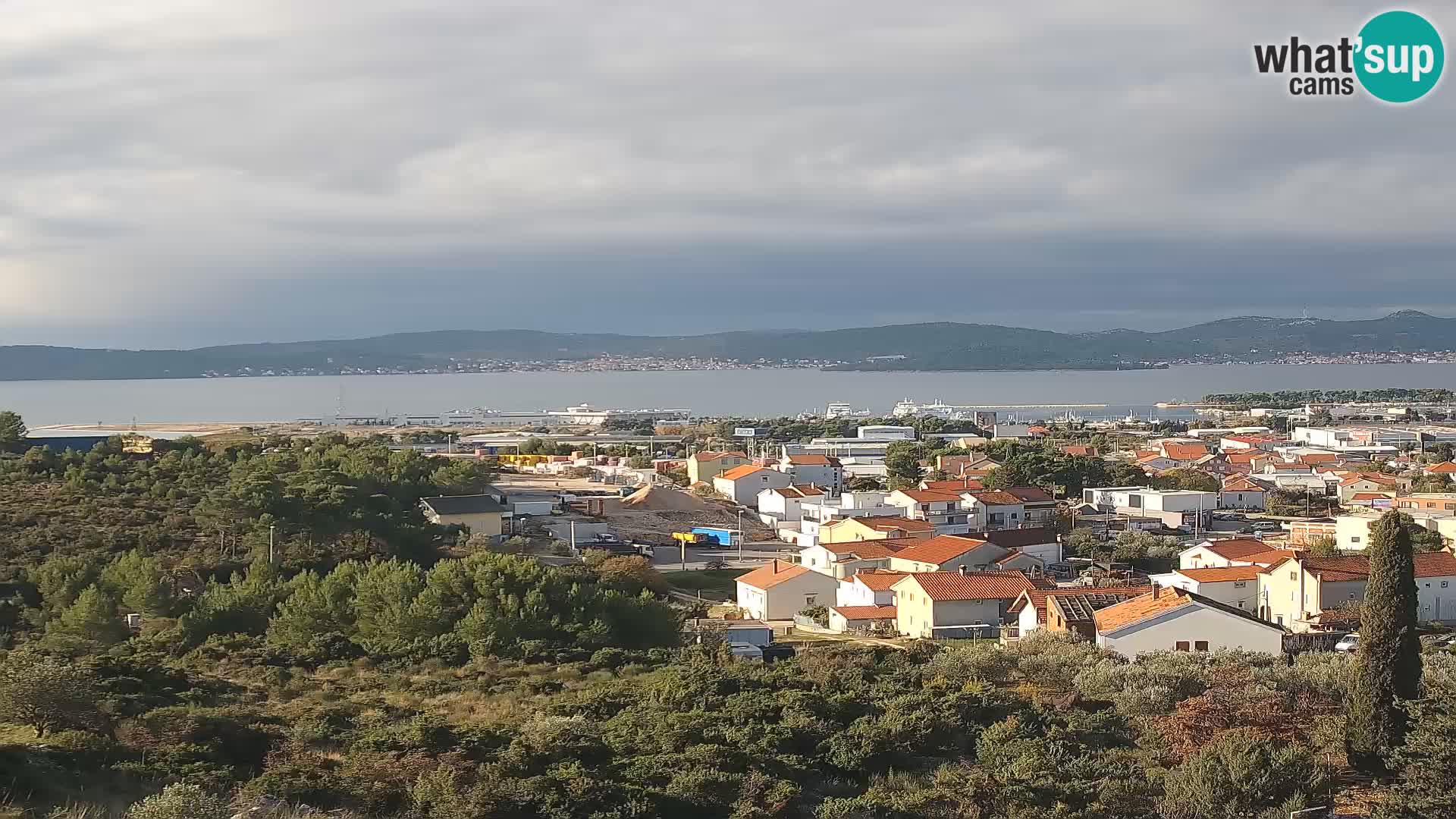 Panoramska web kamera Luke Gaženica u Zadru, Hrvatska