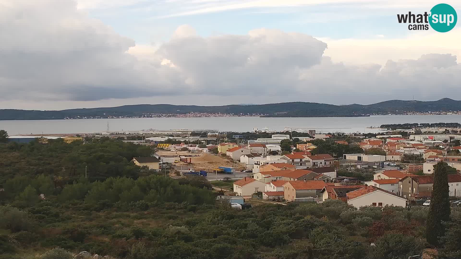 Zadar Pristanišče Gazenica s panoramsko spletno kamero, Zadar, Hrvaška