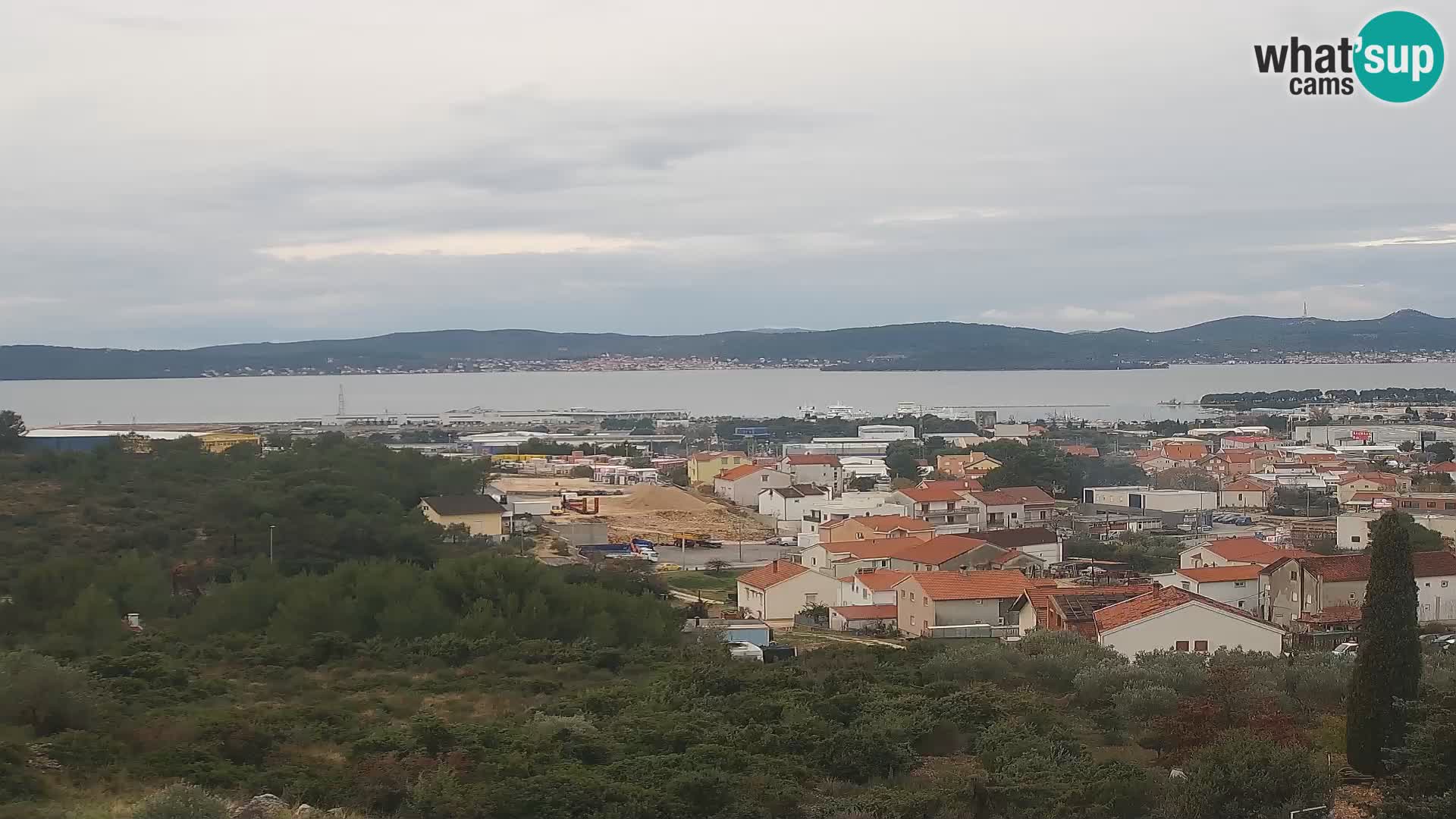 Panorama de la Webcam del Puerto Gazenica de Zadar, Zadar, Croacia