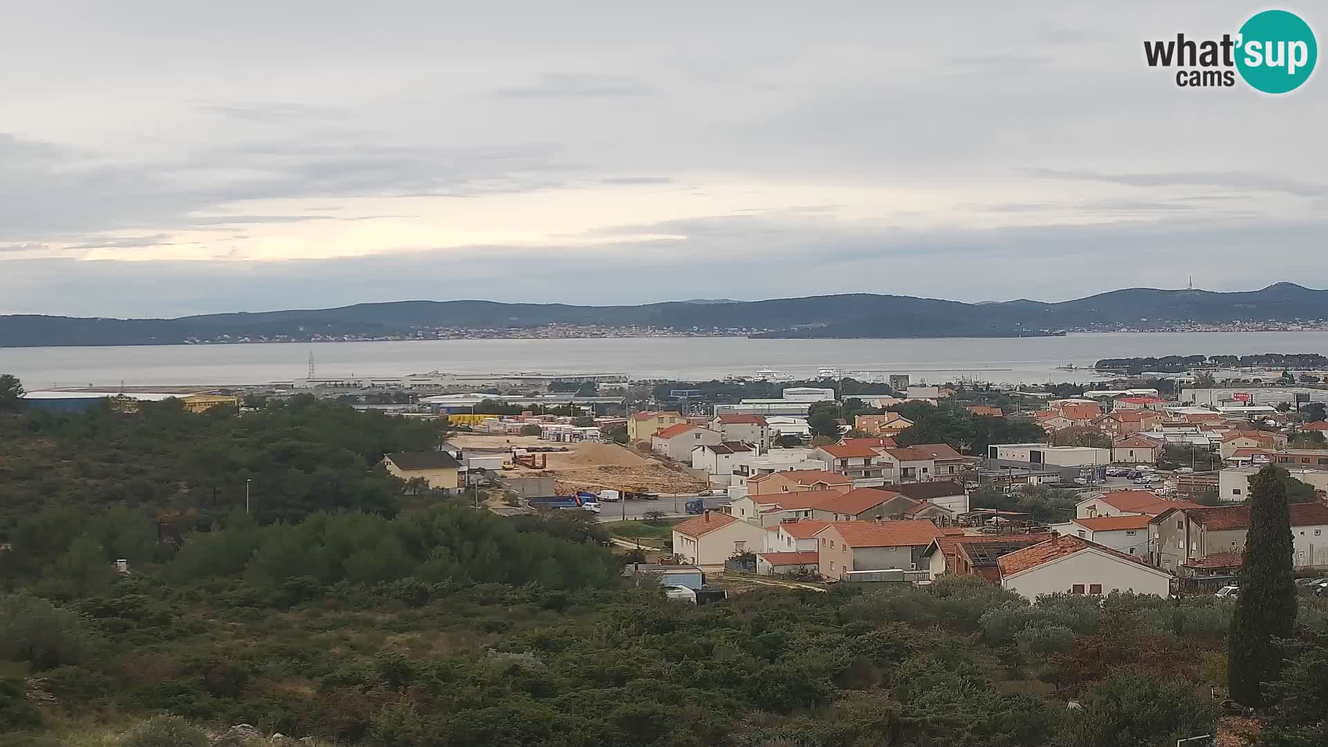 Zadar Pristanišče Gazenica s panoramsko spletno kamero, Zadar, Hrvaška