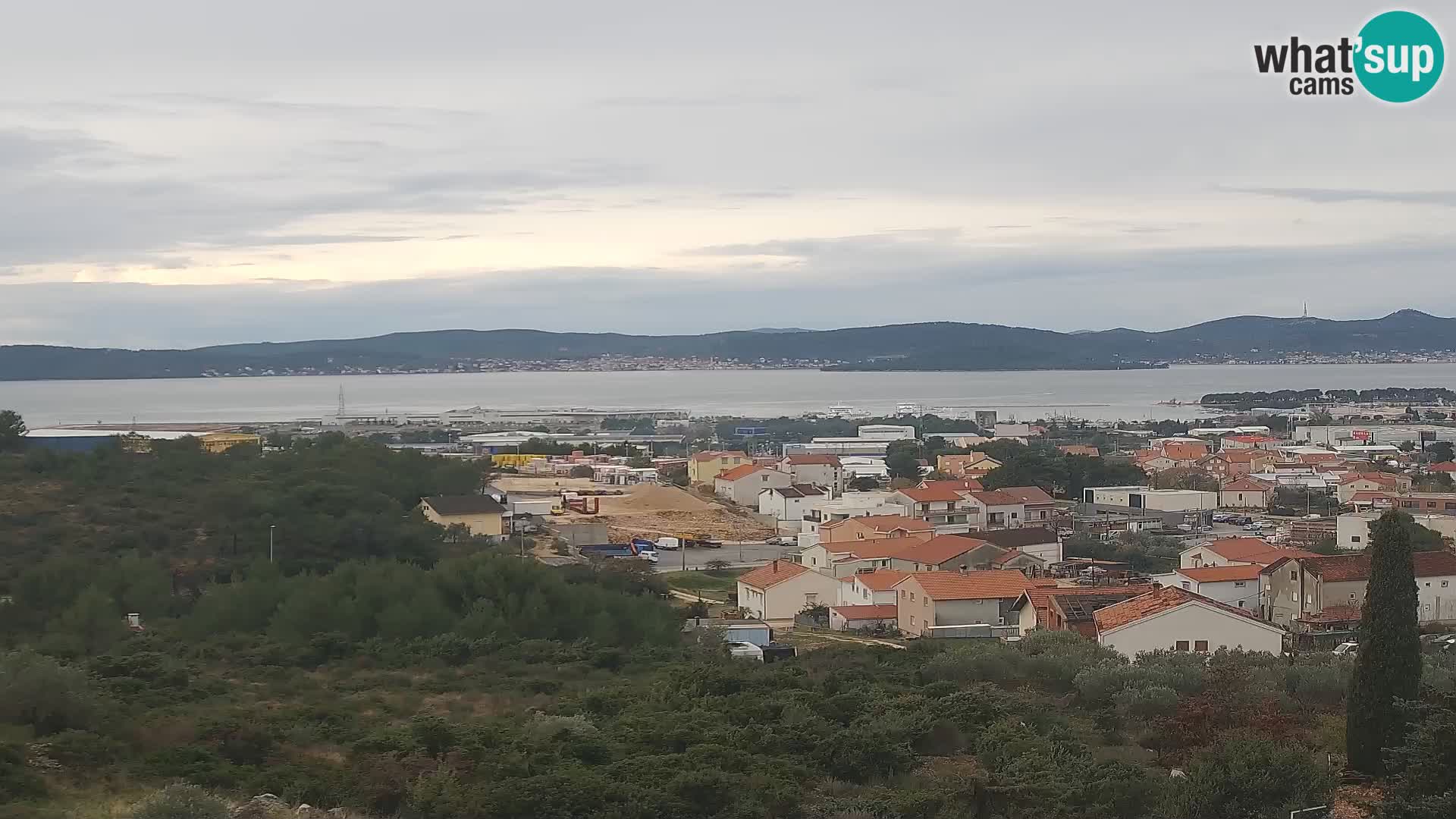 Zadar Port Gazenica Webcam Panorama, Zadar, Kroatien