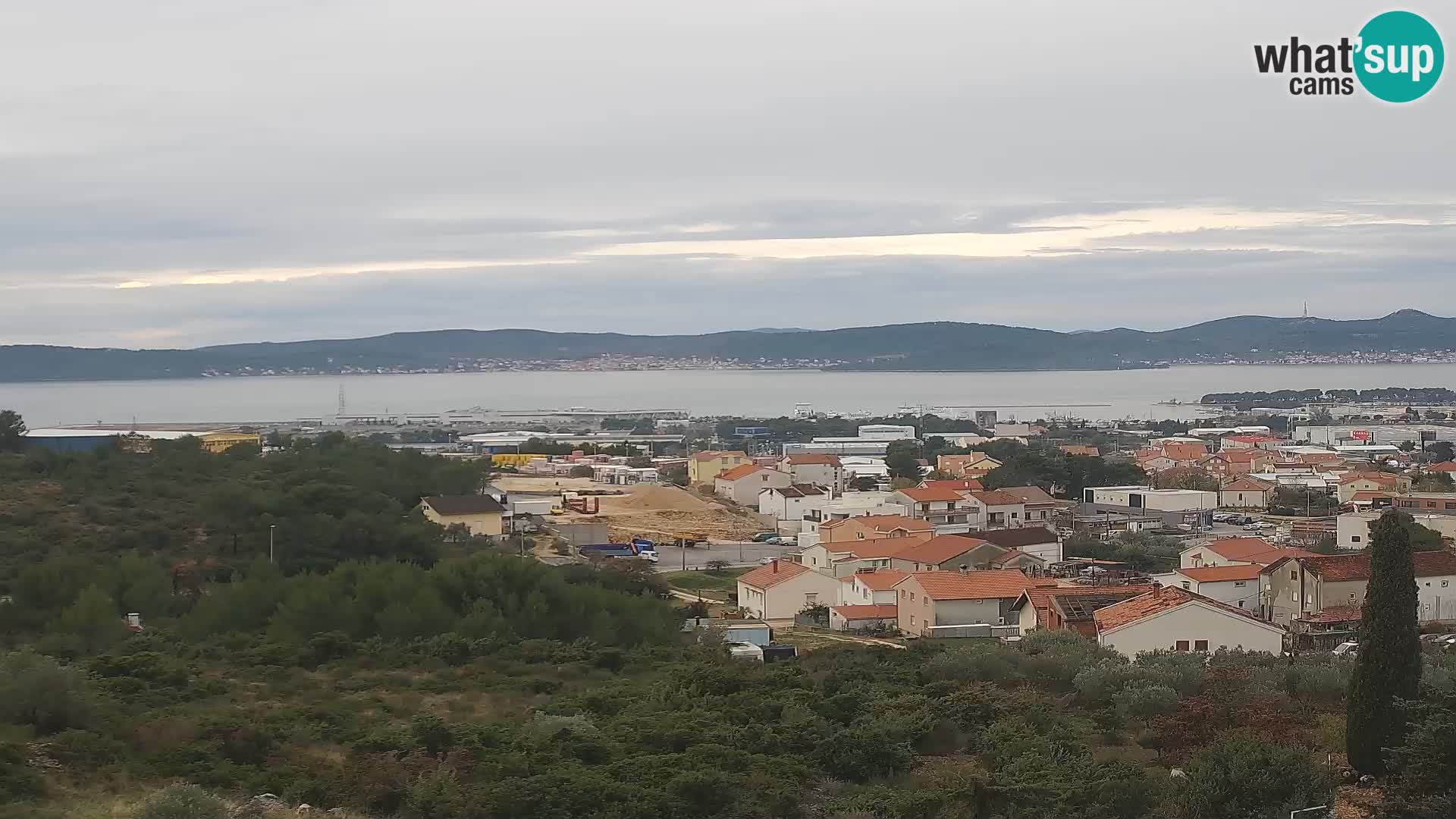 Panorama de la Webcam del Puerto Gazenica de Zadar, Zadar, Croacia