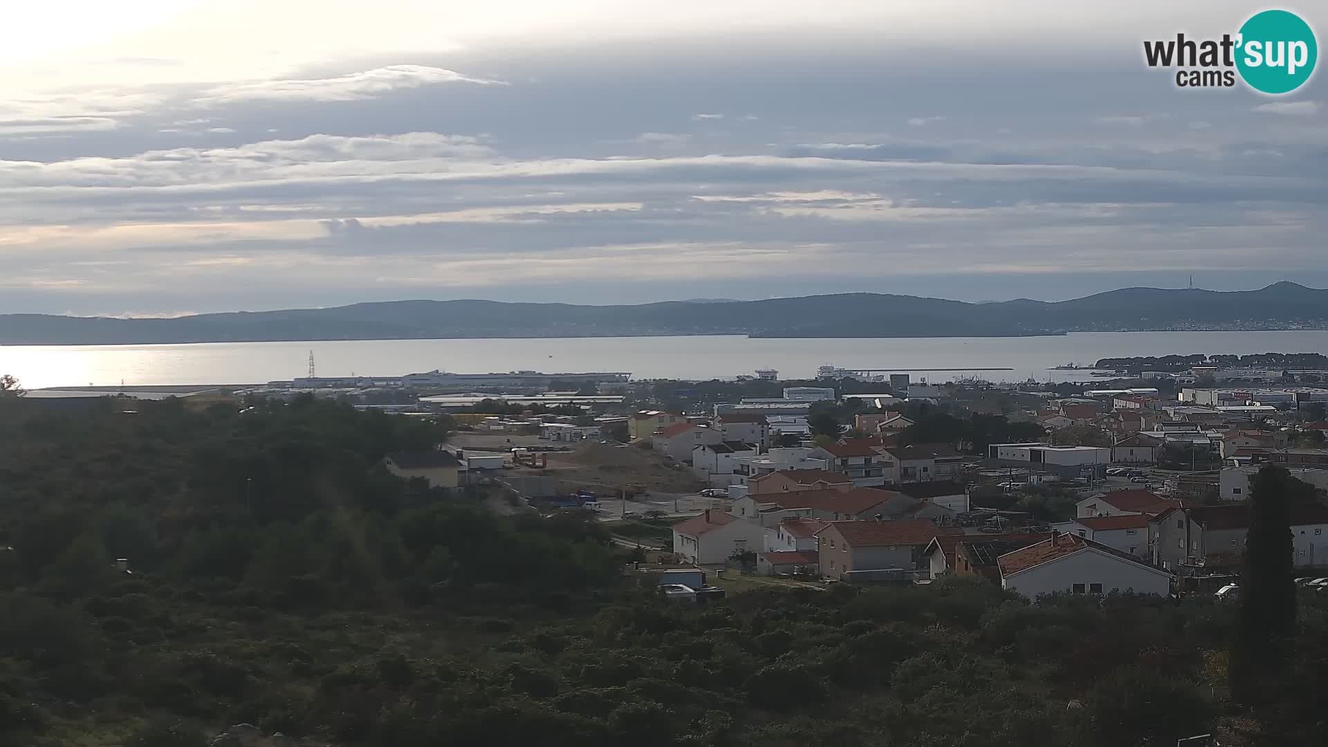 Panorama de la Webcam del Puerto Gazenica de Zadar, Zadar, Croacia