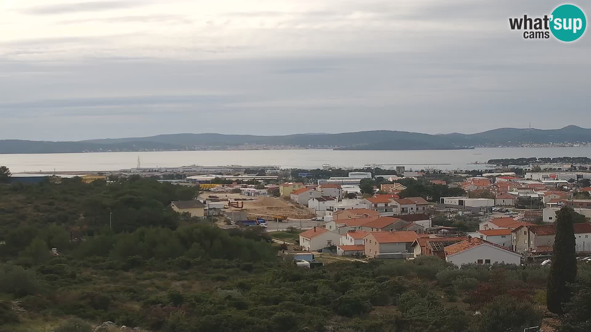 Panorama de la Webcam del Puerto Gazenica de Zadar, Zadar, Croacia