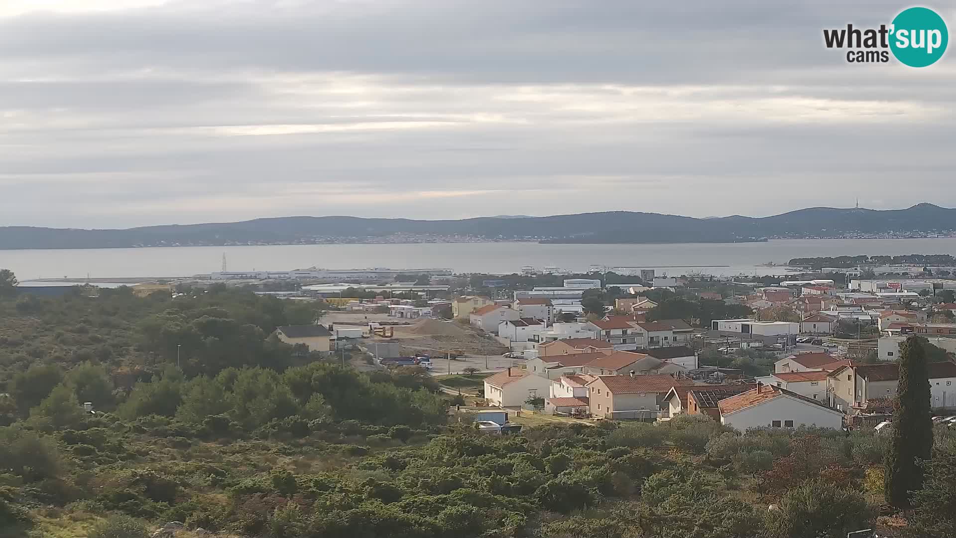 Panorama de la Webcam del Puerto Gazenica de Zadar, Zadar, Croacia