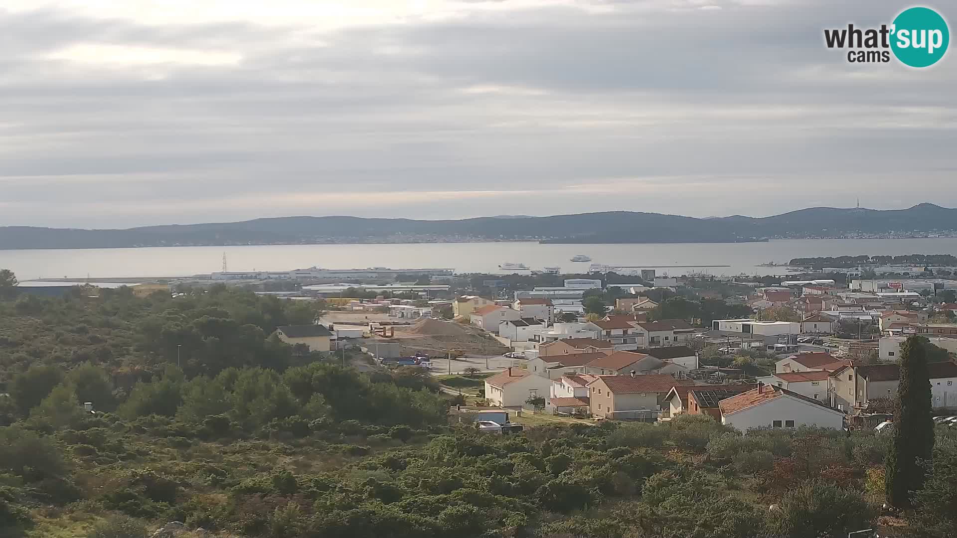 Panorama de la Webcam del Puerto Gazenica de Zadar, Zadar, Croacia