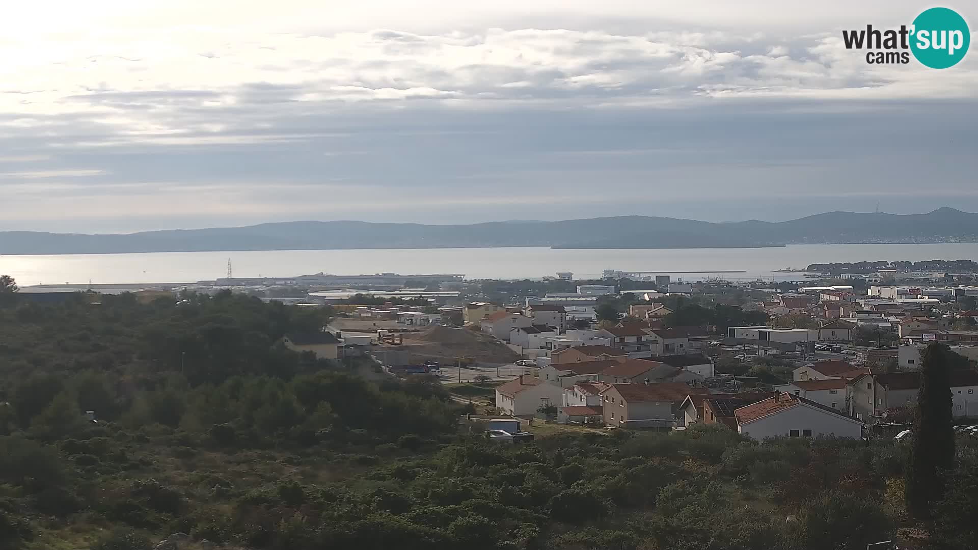 Panoramska web kamera Luke Gaženica u Zadru, Hrvatska