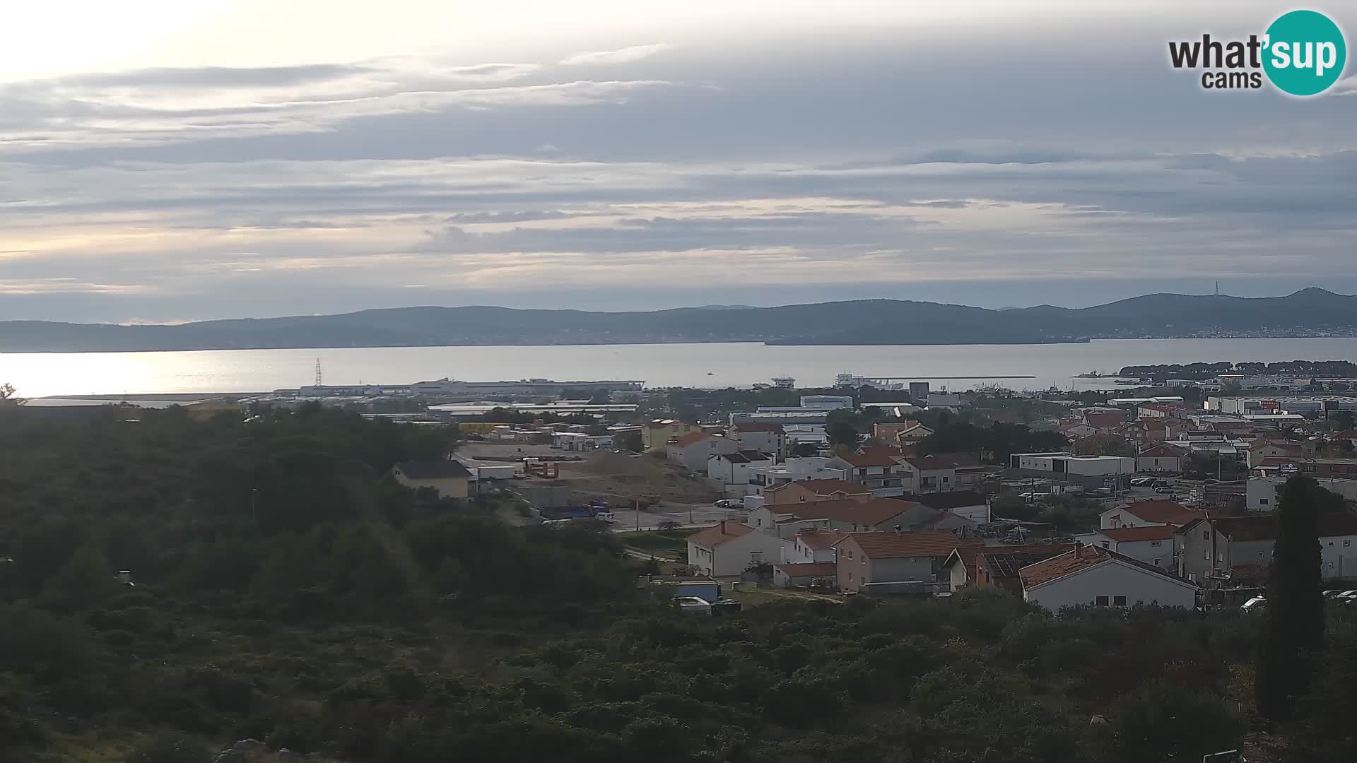 Panoramska web kamera Luke Gaženica u Zadru, Hrvatska