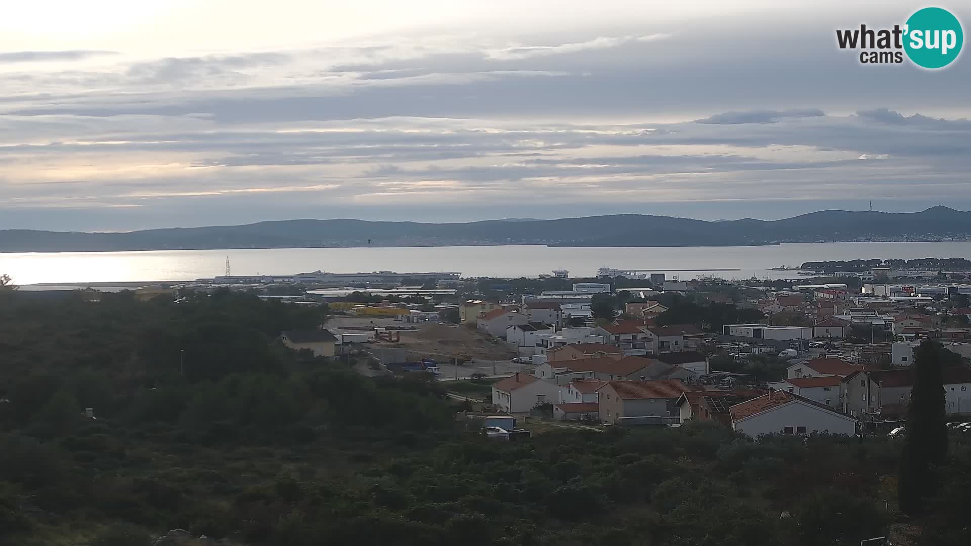 Panorama de la Webcam del Puerto Gazenica de Zadar, Zadar, Croacia