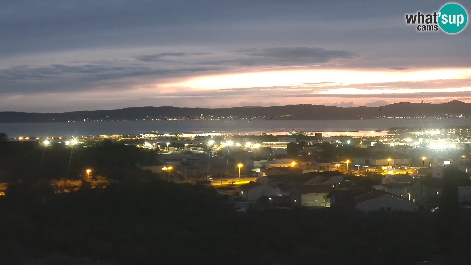 Panoramska web kamera Luke Gaženica u Zadru, Hrvatska