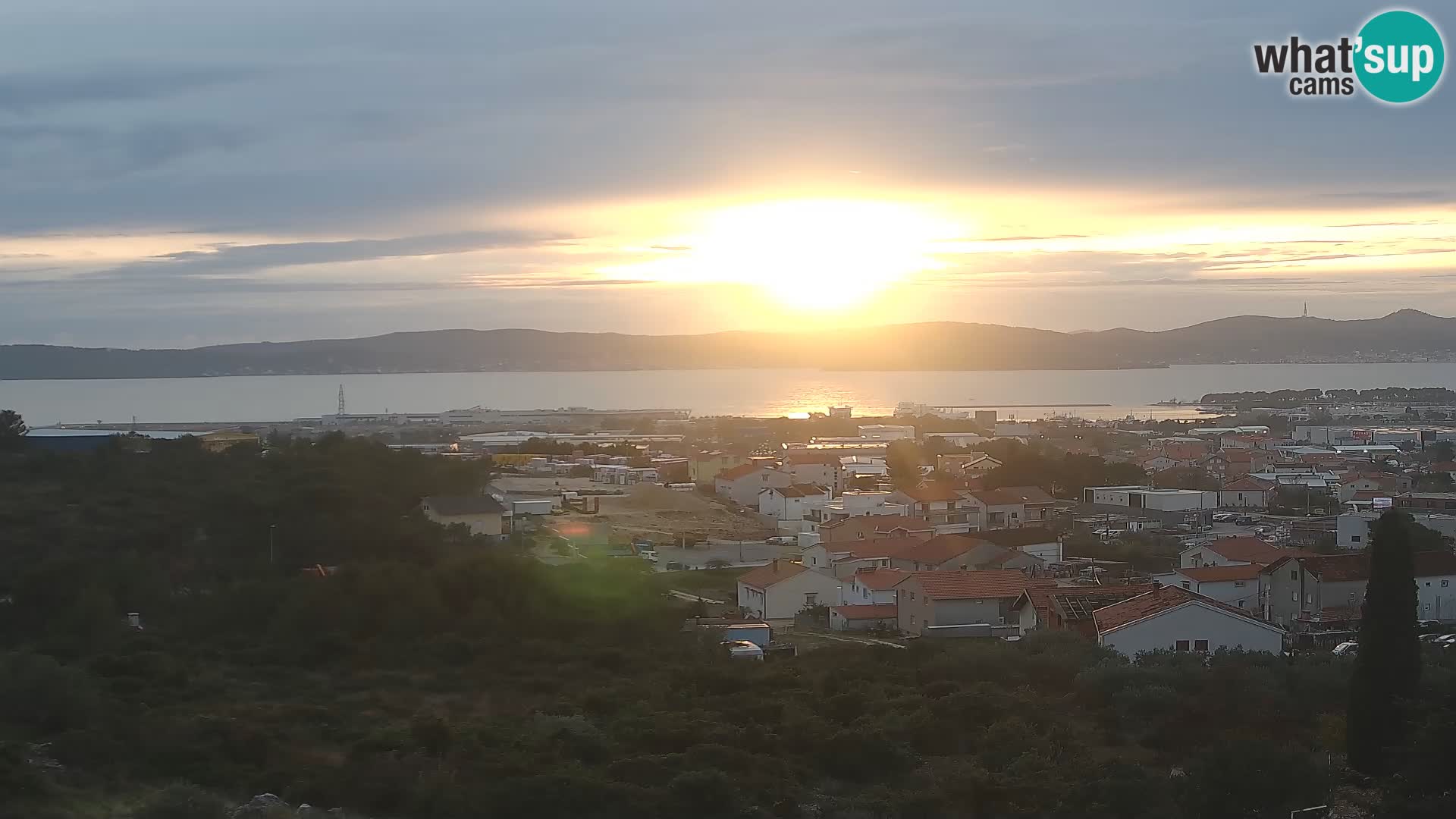 Zadar Port Gazenica Webcam Panorama, Zadar, Kroatien