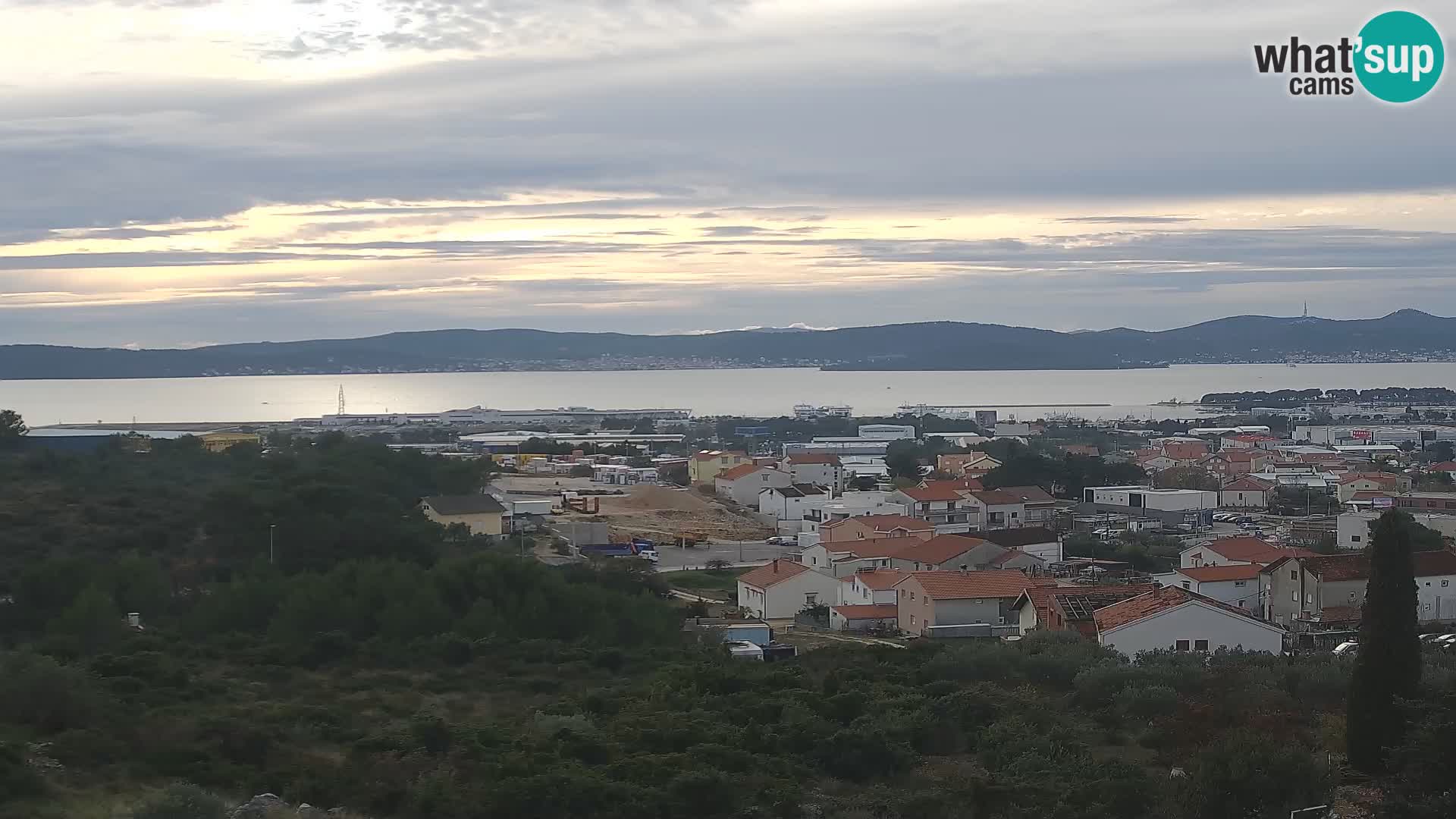 Panoramska web kamera Luke Gaženica u Zadru, Hrvatska